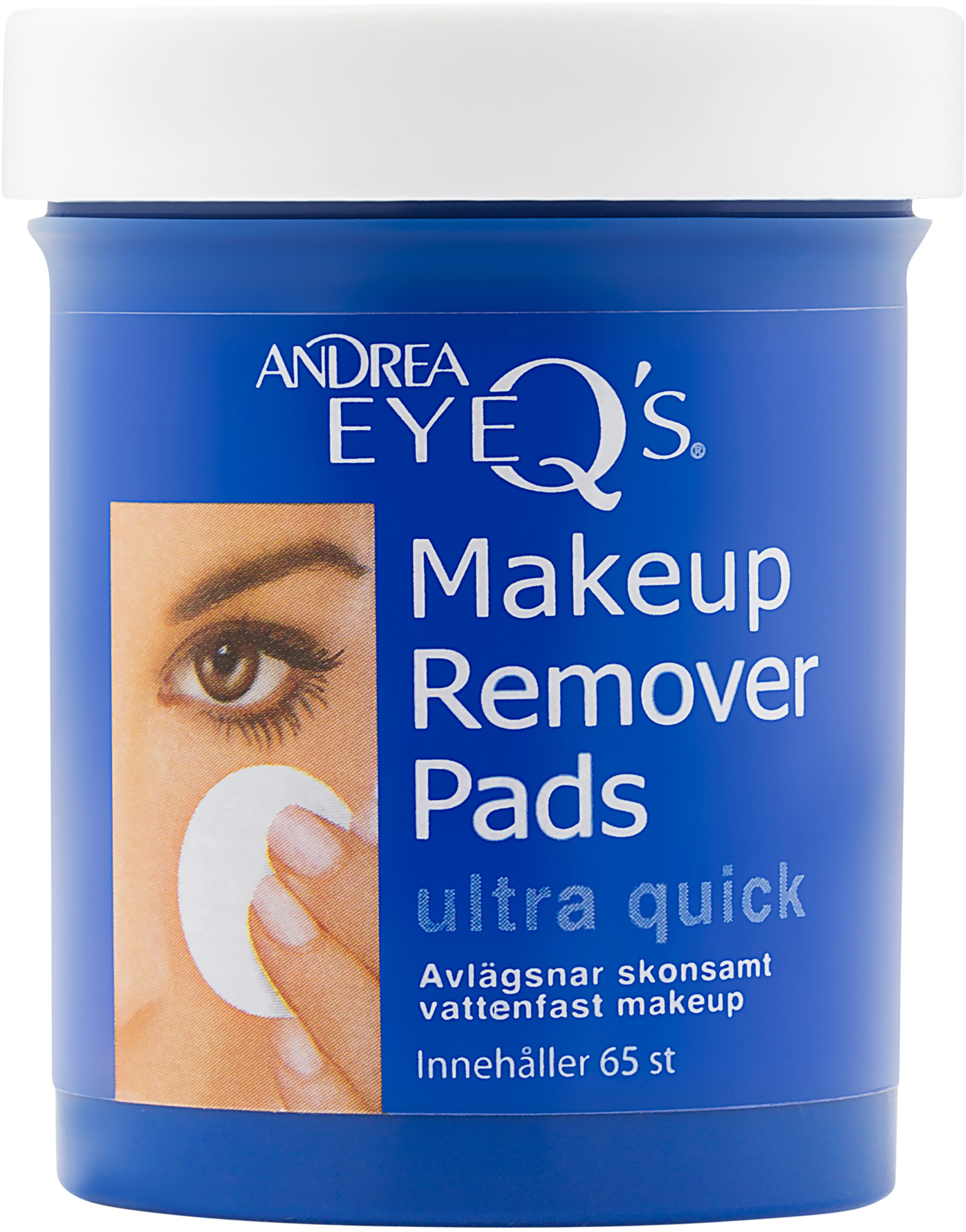 Andrea Eye-Q´s Remover Ultra quick pads 65 pcs 65 pcs