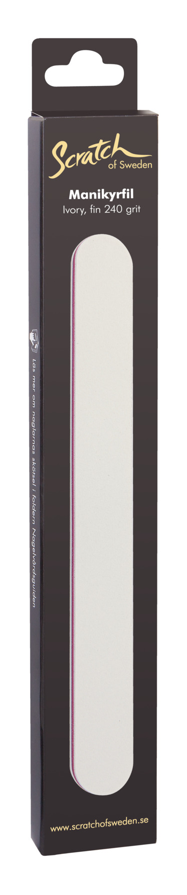 Scratch Nails Scratch Nails Manicure File Ivory Ivory