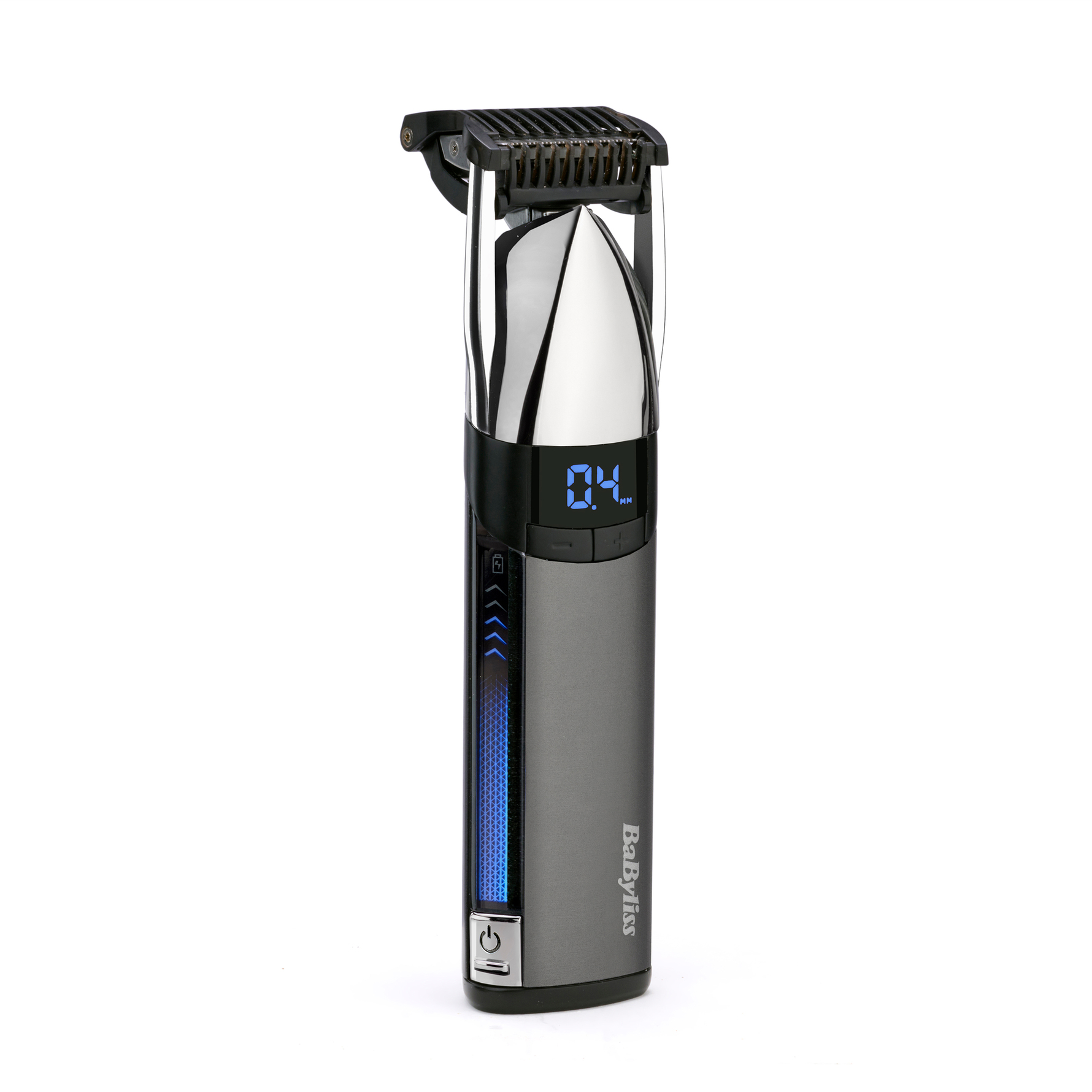 BaByliss Super X Metal Stubble Trimmer Chrome Chrome