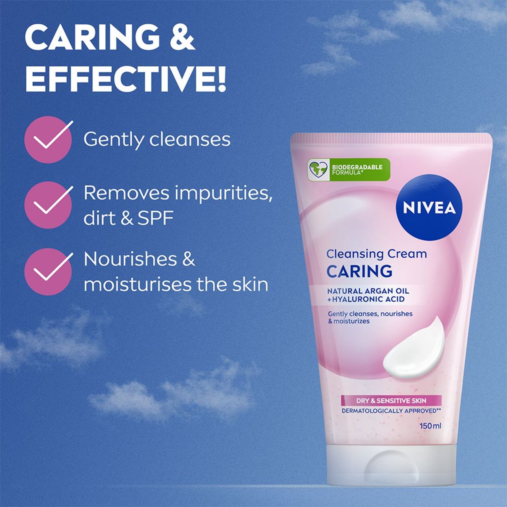 NIVEA Gentle Cleansing Cream 150 ml 150 ml