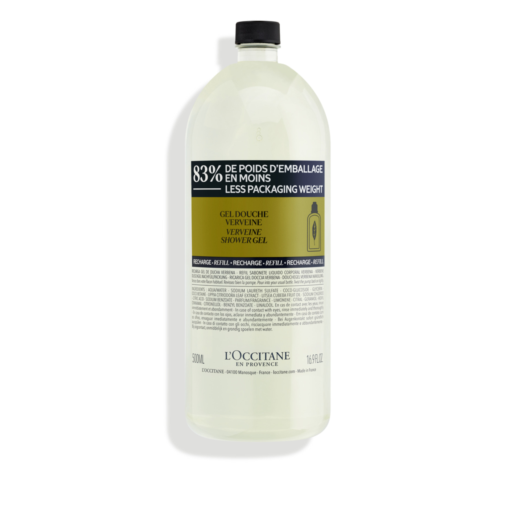 L'Occitane En Provence L'Occitane En Provence Verbena Shower Gel Eco Refill 500 ml 500 ml