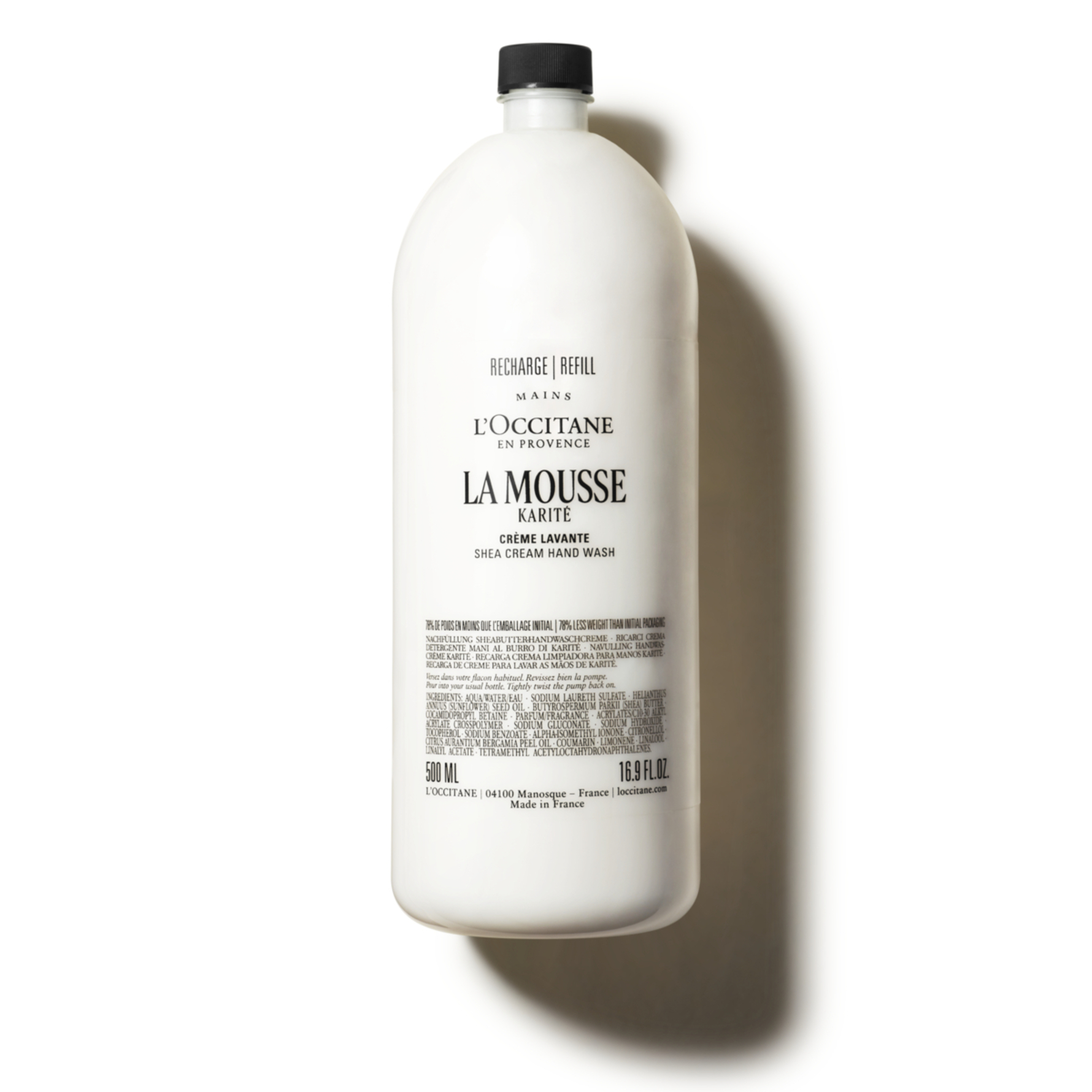 L'Occitane En Provence L'Occitane Shea Butter Care Washing Refill 500 ml, Refill