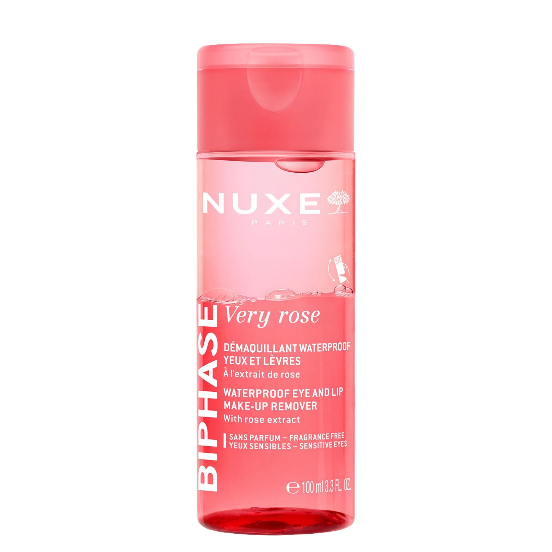Nuxe Biphase Makeup Remover, Very Rose 100 ml 100 ml