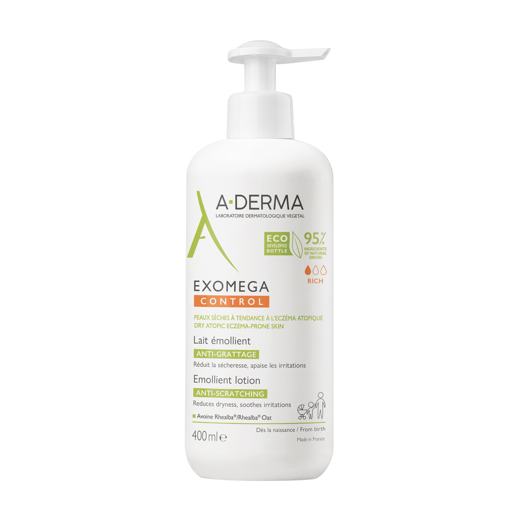 A-DERMA Exomega Control Lotion 400 ml 400 ml