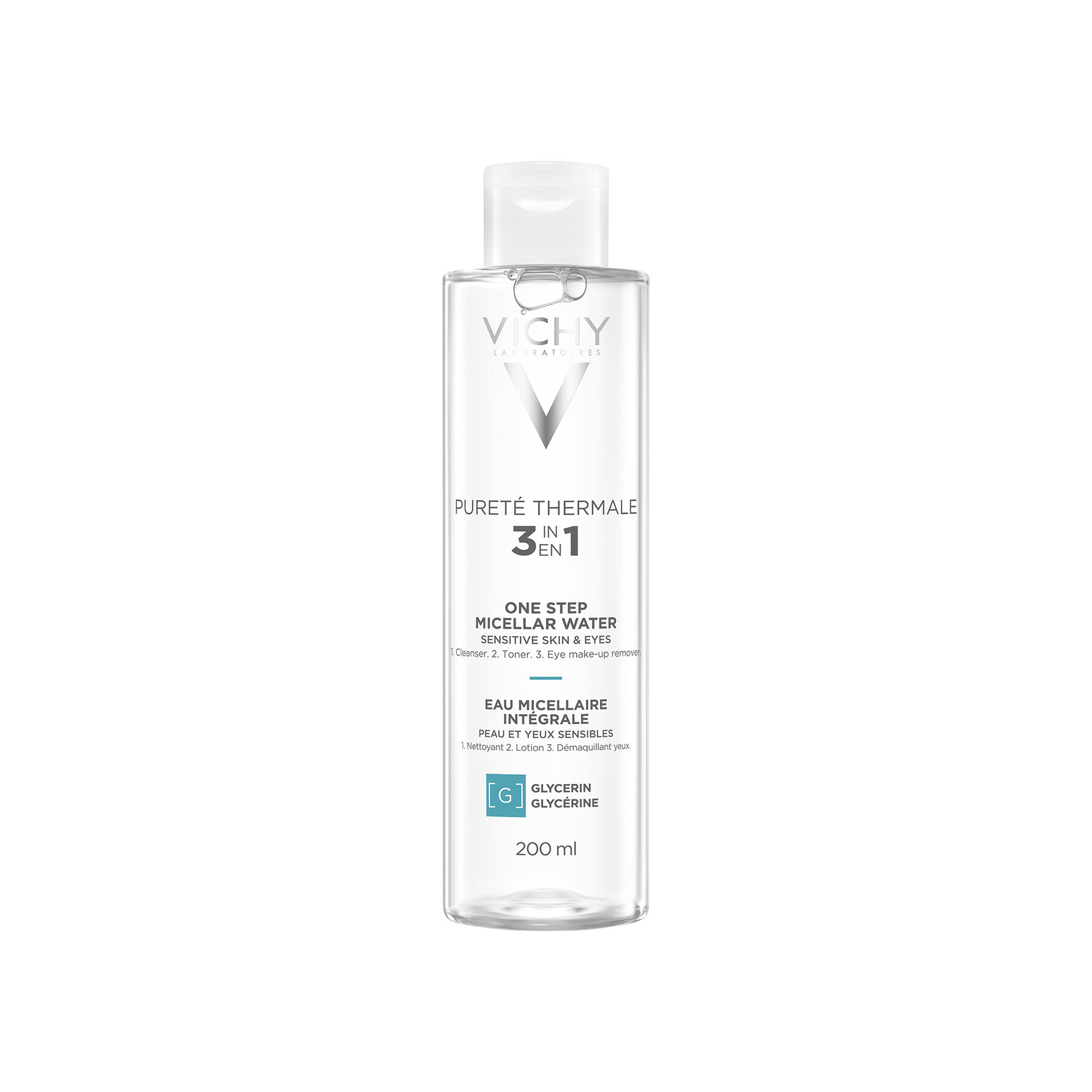 Køb Pureté Thermale 3-in-1 Micellar Water 200 ml fra Vichy - Matas