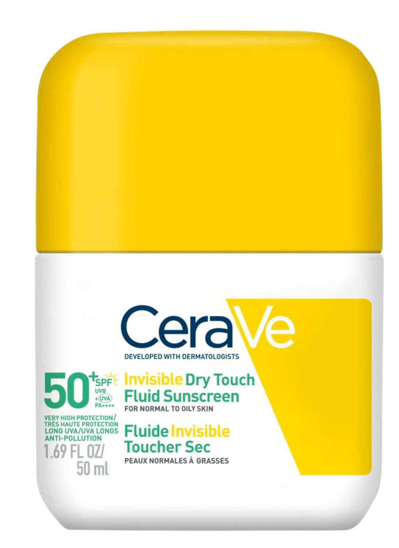 CeraVe Invisible Dry Touch Fluid Sunscreen Face SPF50+ 50 ml 50 ml