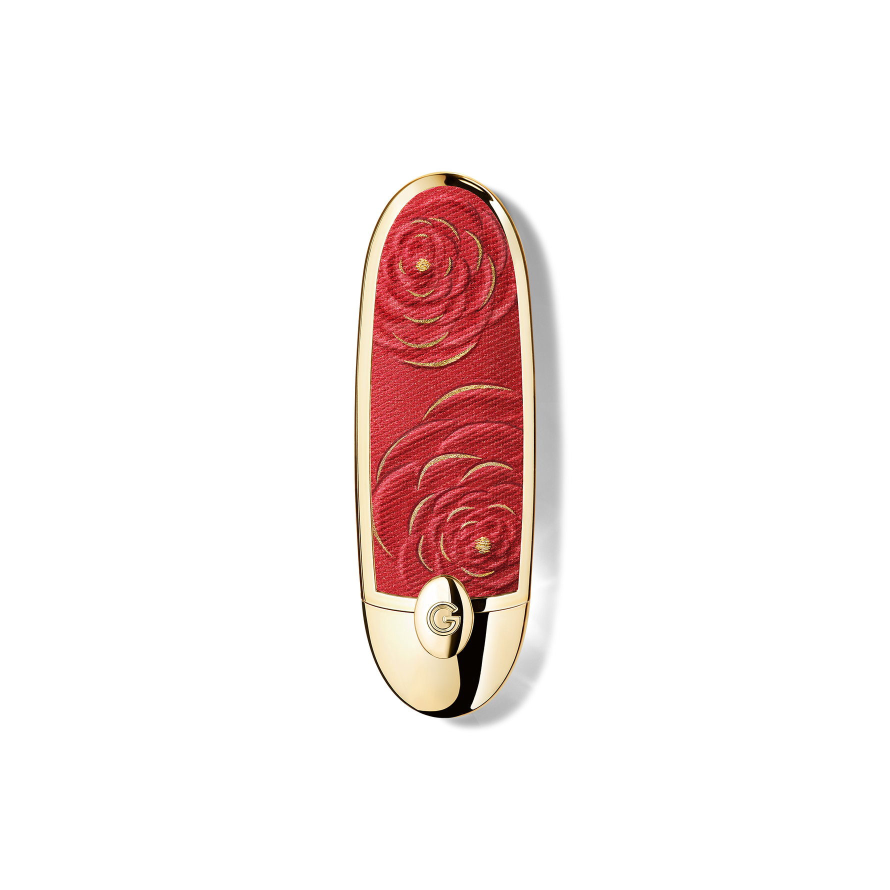 GUERLAIN Rouge G The Double Mirror Case Red Rose Red