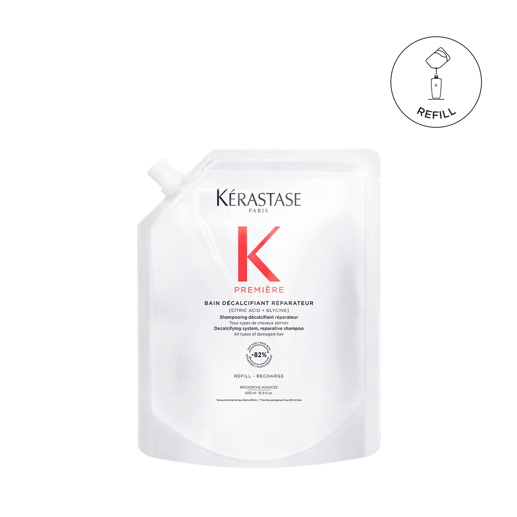 KÉRASTASE Rénovateur Shampoo 500 ml, Refill 500 ml, Refill