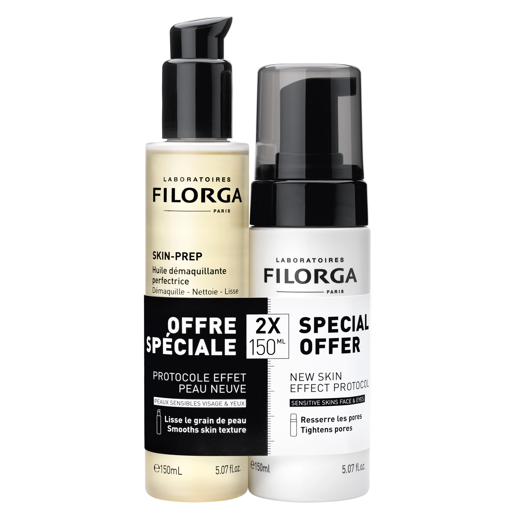 Filorga Filorga Skin-Prep Duo Cleansing Oil & Cleansing Foam 300 ml 300 ml