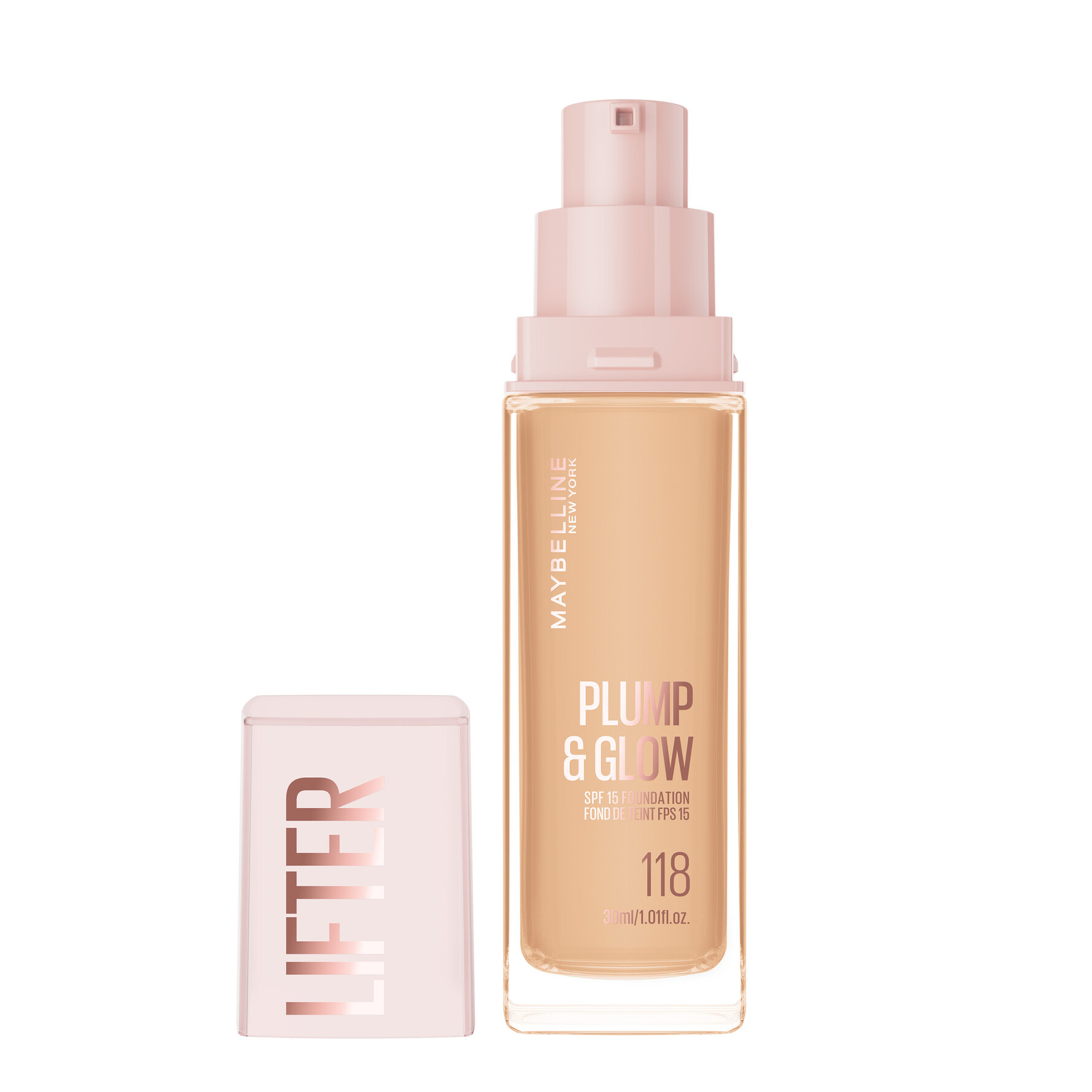 Maybelline New York Maybelline New York Lifter Plump & Glow Foundation 118 118