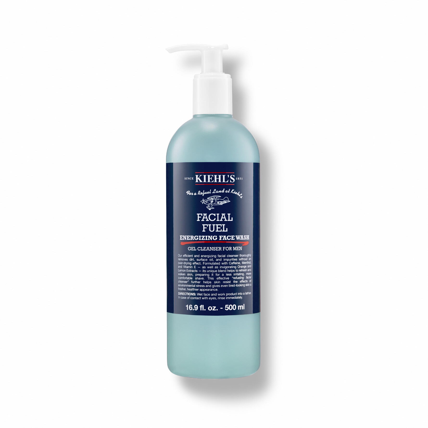 Kiehl’s Facial Fuel Energizing Face Wash For Men 500 ml 500 ml