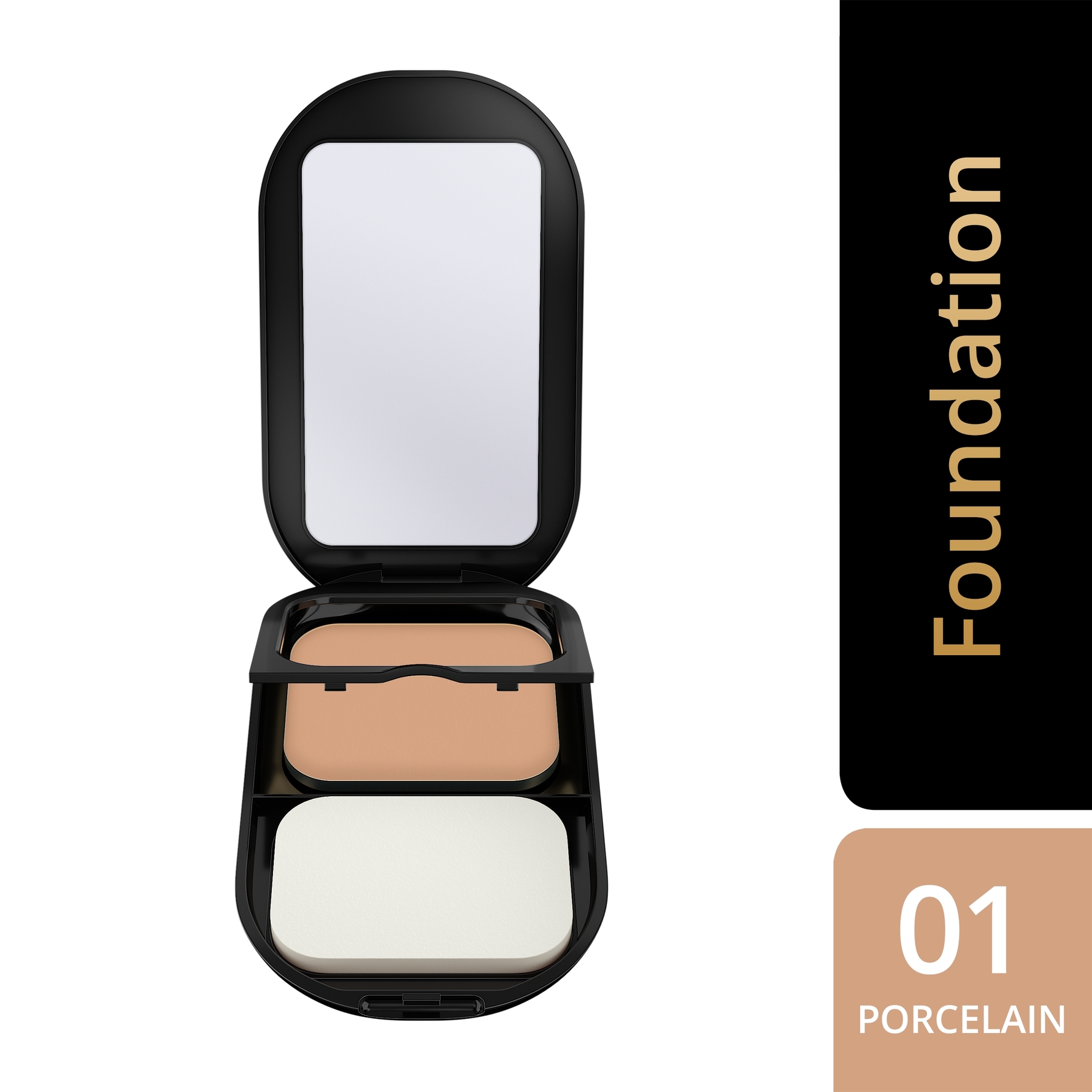 Køb Facefinity Compact Foundation Refillable 001 porcelain fra Max ...
