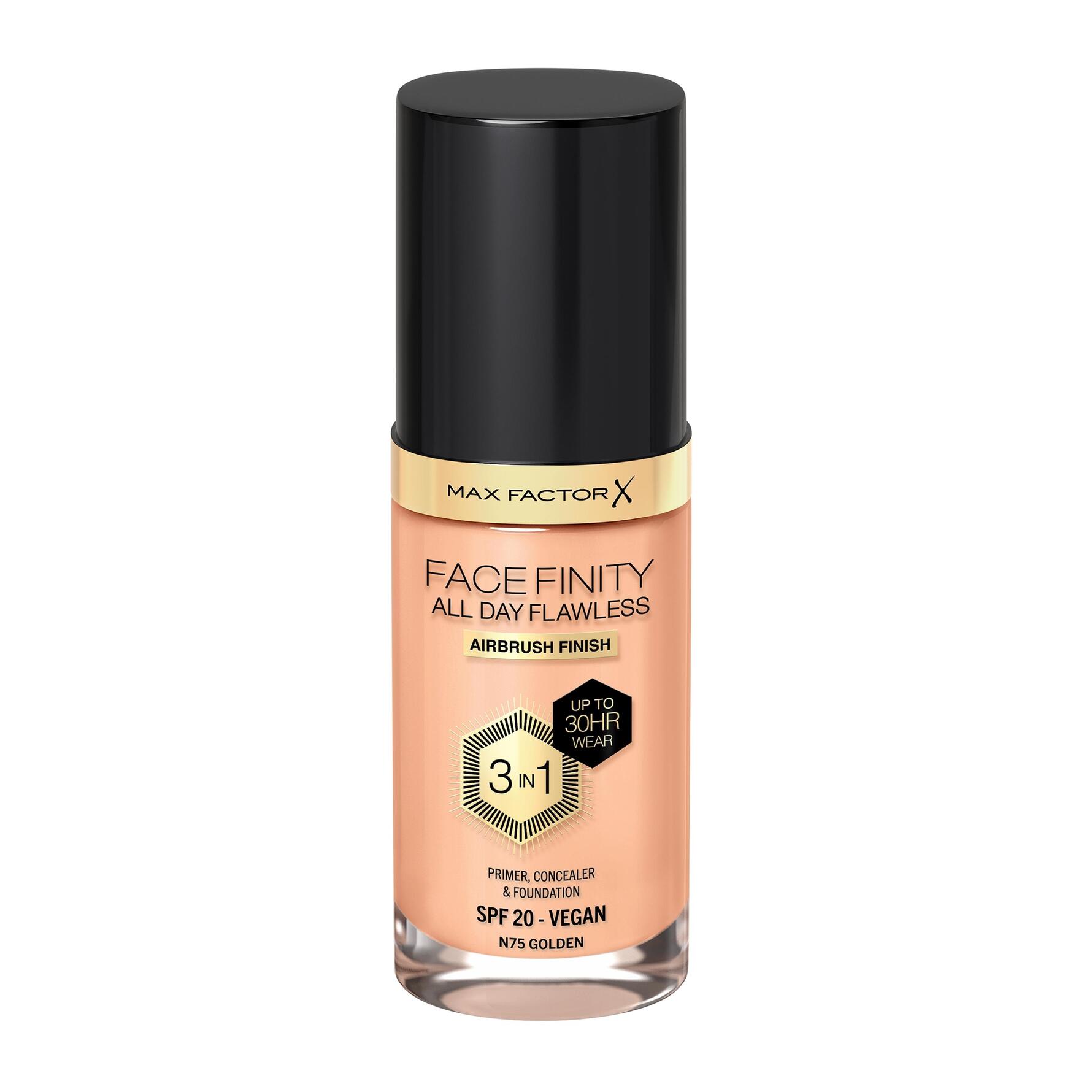 Max Factor Facefinity All Day Flawless 3-In-1 Foundation 75 Golden 75 Golden