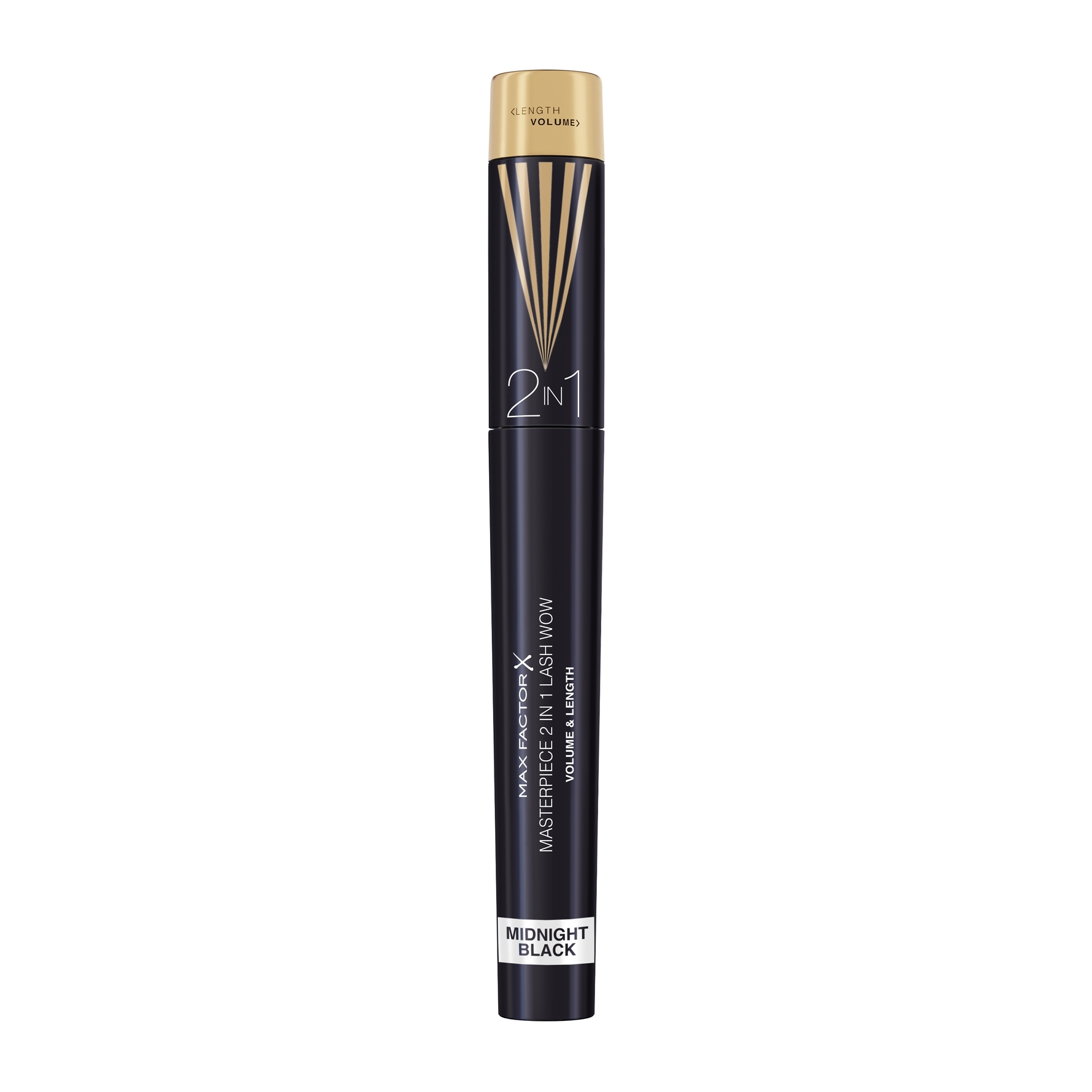 Køb Masterpiece 2 In 1 Lash Wow Mascara Midnight Black fra Max Factor ...