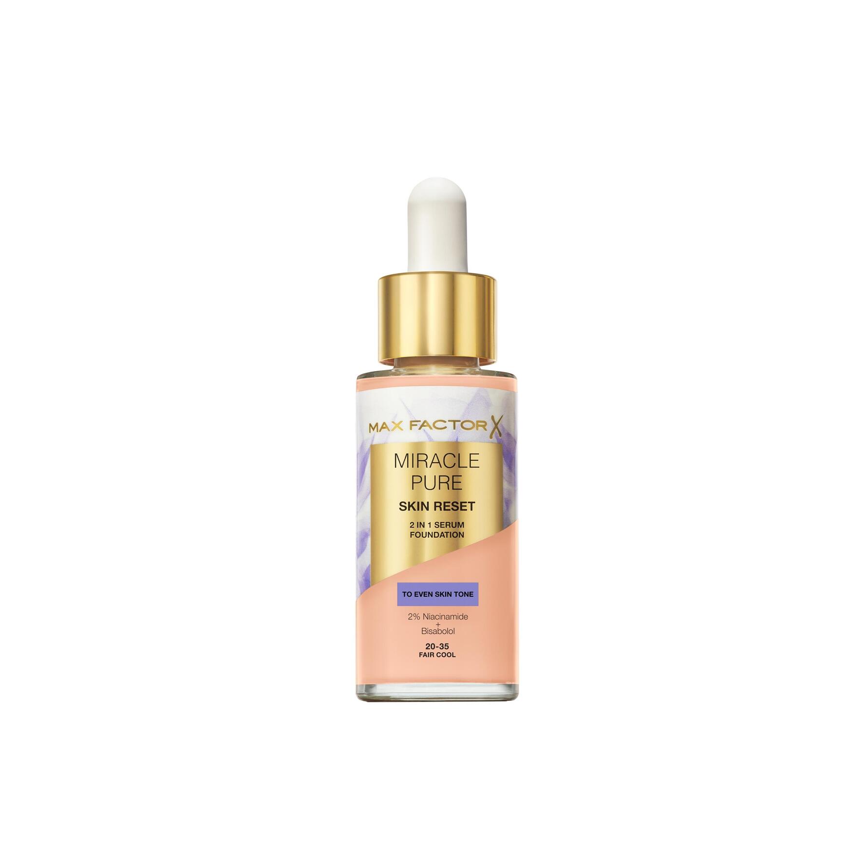 Max Factor Max Factor Miracle Pure Skin Reset 2 In 1 Serum Foundation 30,5 Fair Cool 30 ml 30,5 Fair Cool 30 ml
