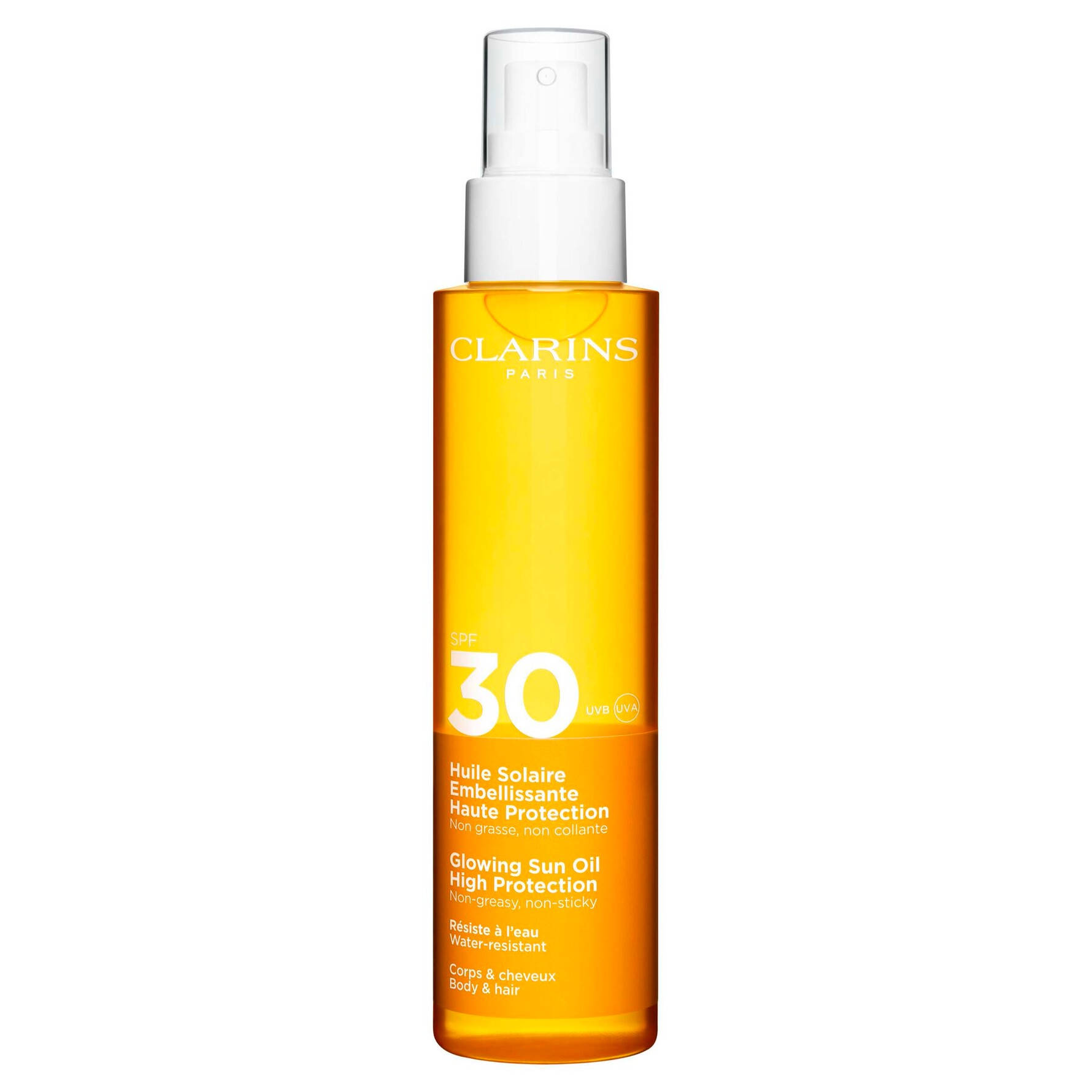 Clarins Clarins Glowing Sun Oil High Protection SPF30 Body & Hair 150 ml 150 ml