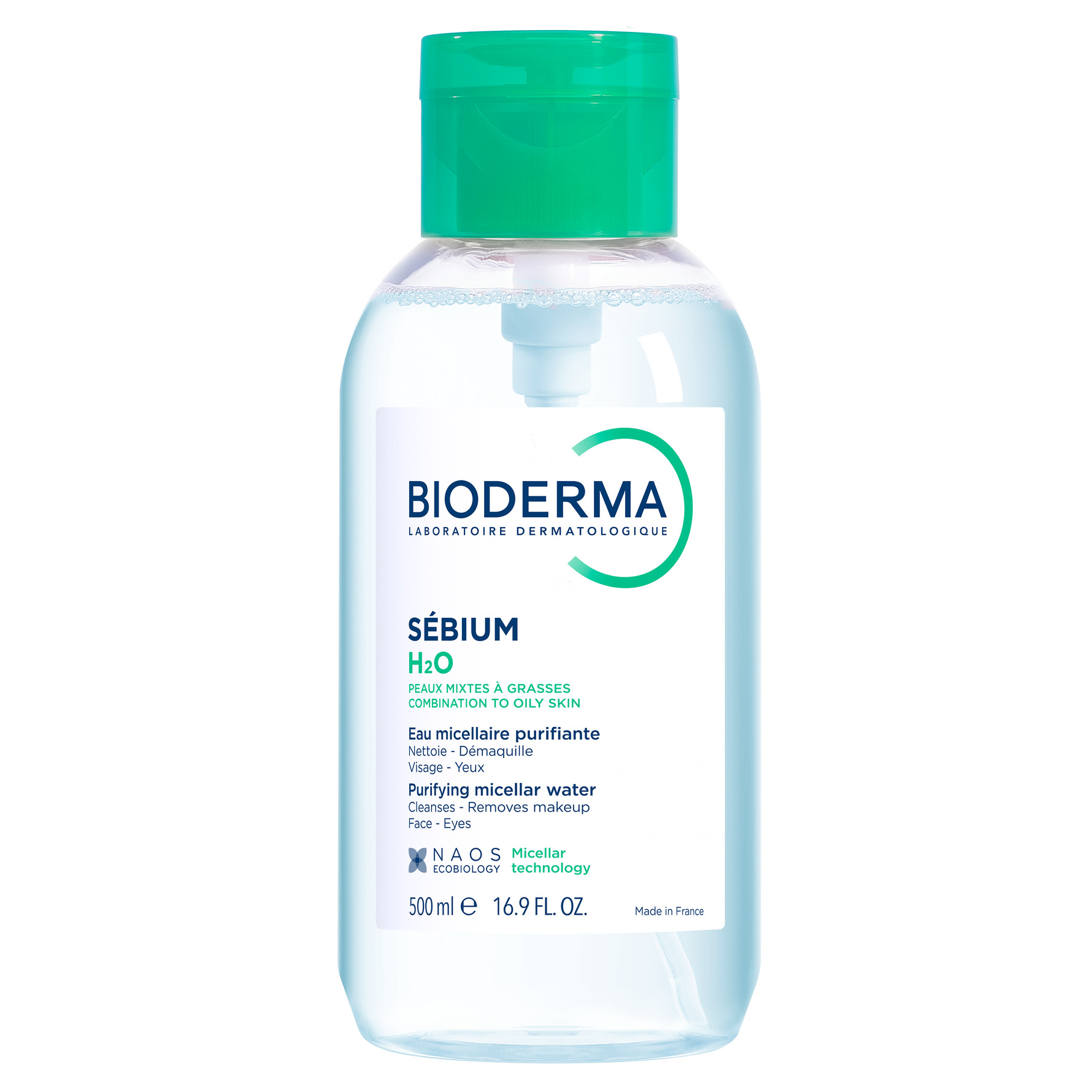 Bioderma Sébium H2O With Pump 500 ml 500 ml