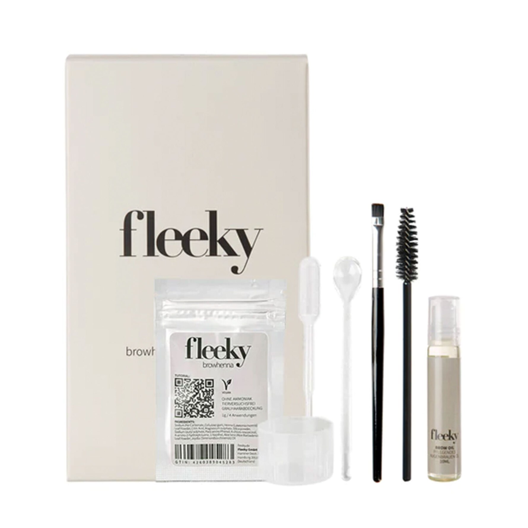 fleeky fleeky Browhenna Mini Kit Light Brown Light Brown