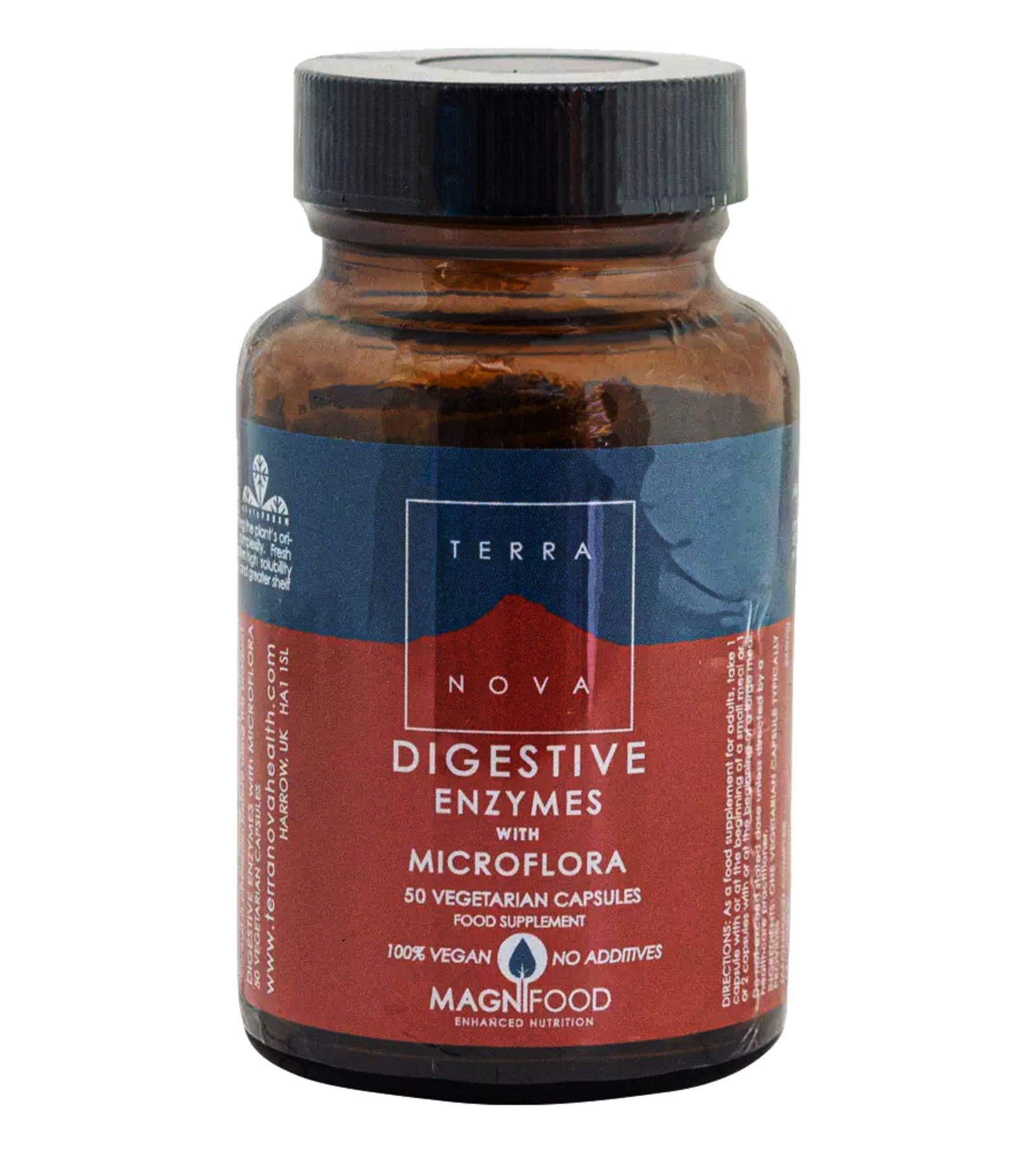 Køb Digestive Enzymes m. Probiotics 50 kaps fra Terranova Matas