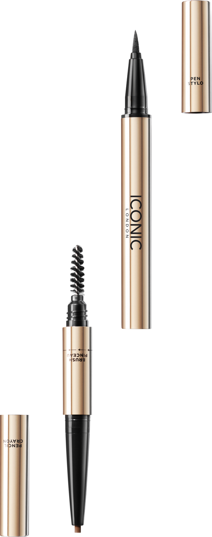 ICONIC LONDON Triple Precision Brow Definer Brow Definer Chocolate