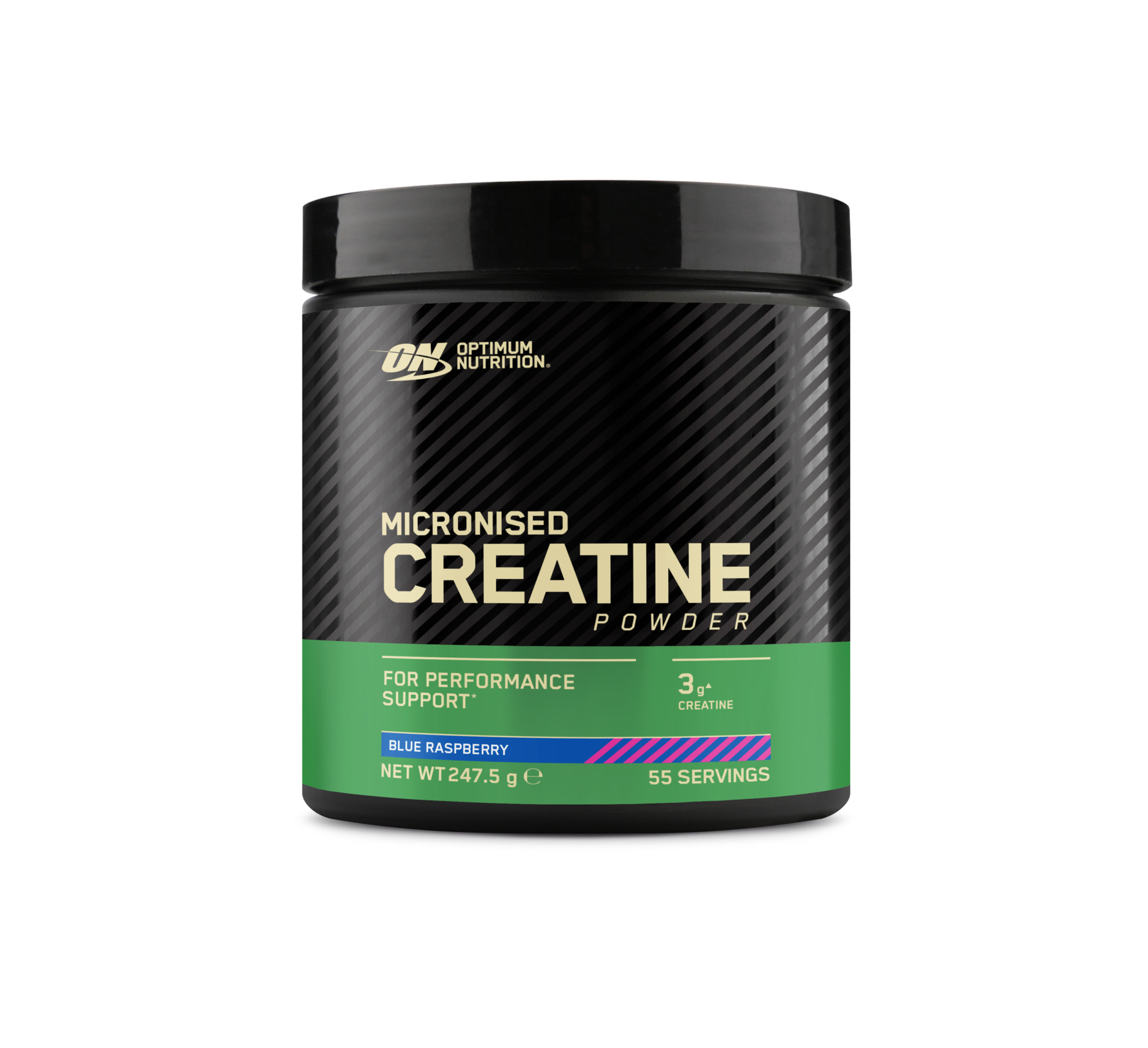 Køb Flavoured Creatine Powder Blue Raspberry 248 g fra Optimum ...