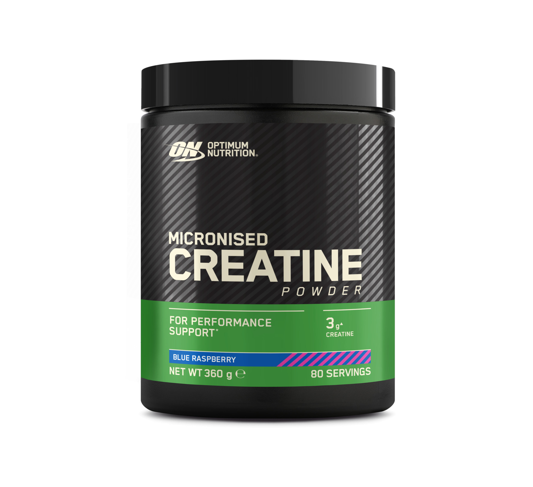 Køb Flavoured Creatine Powder Blue Raspberry 360 g fra Optimum ...