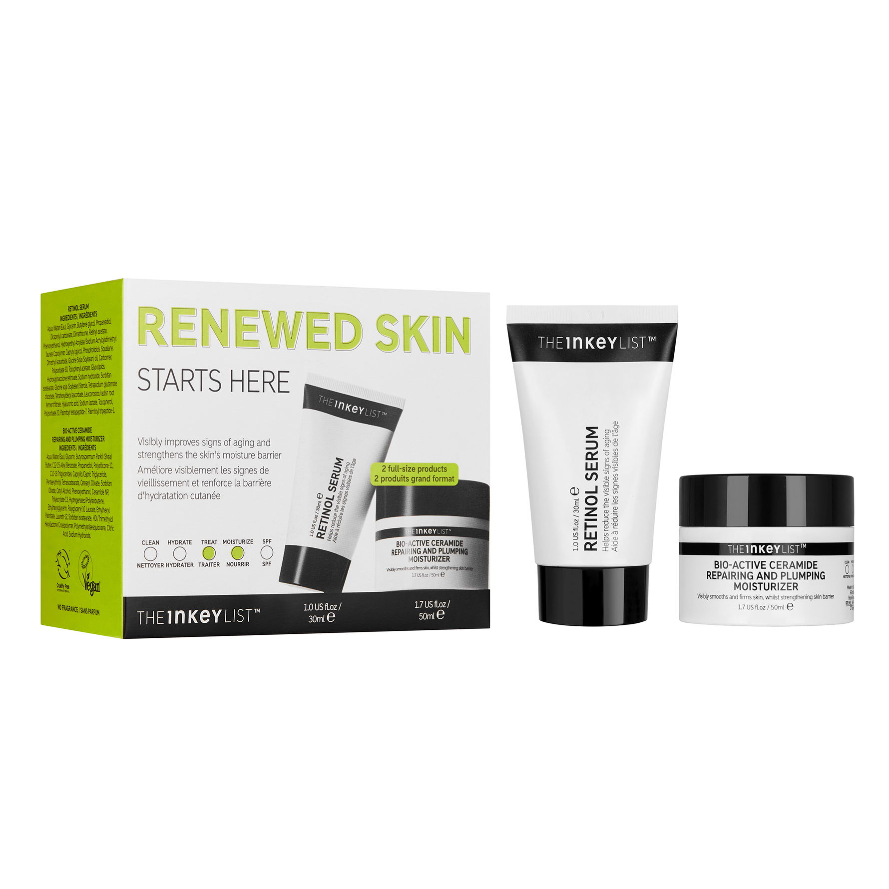 The INKEY List The INKEY List Renewed Skin Starts Here 50 ml + 30 ml 50 ml + 30 ml