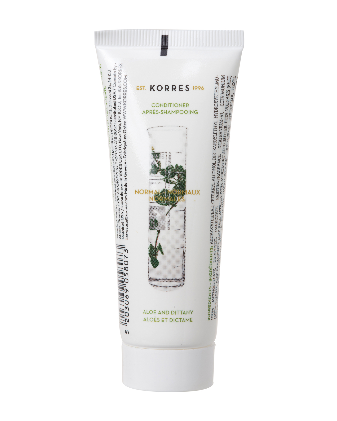 Korres Aloe + Dittany Conditioner For Normal Hair 200 ml 200 ml