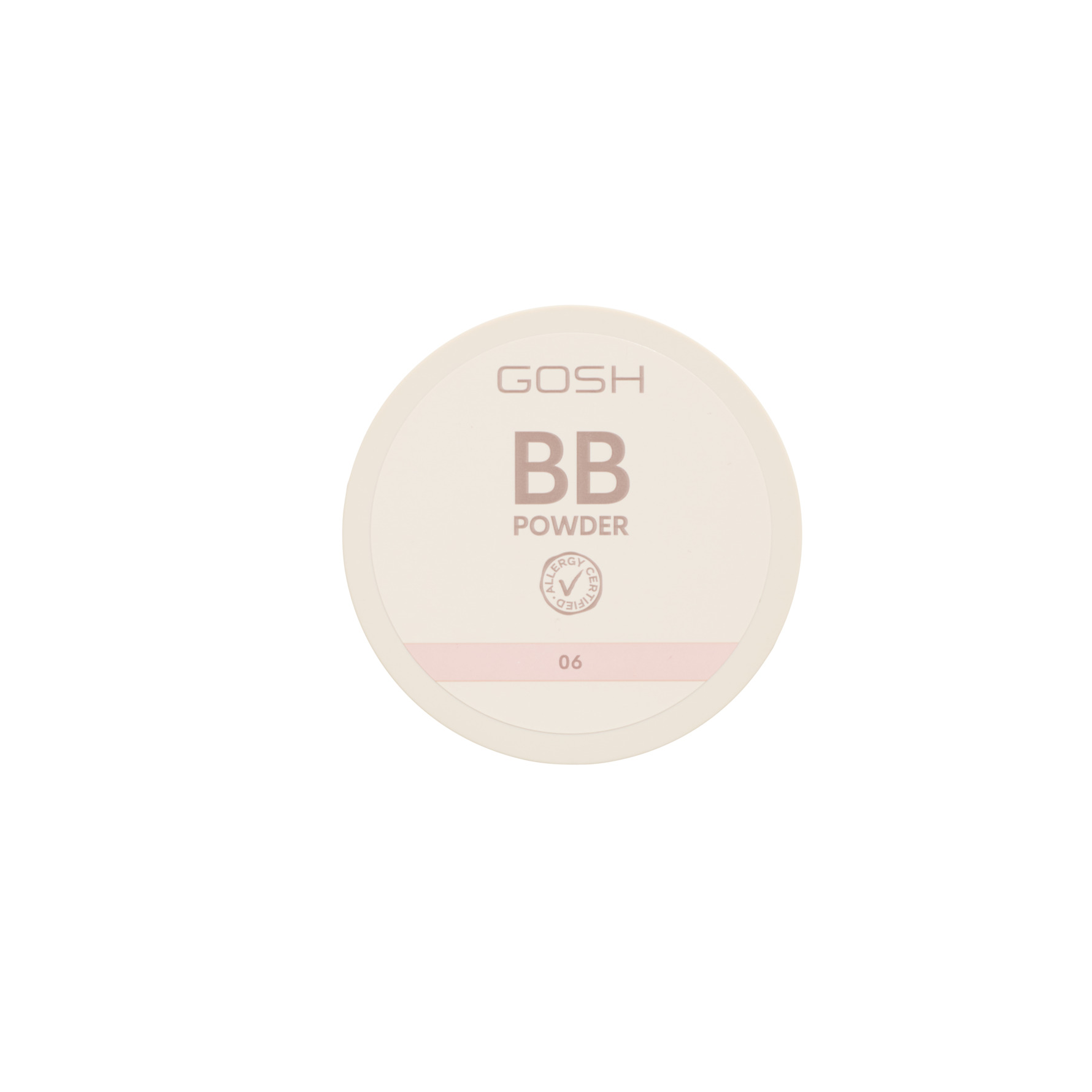 Gosh Copenhagen Gosh Copenhagen BB Powder 06 Wearm Beige 06 Wearm Beige