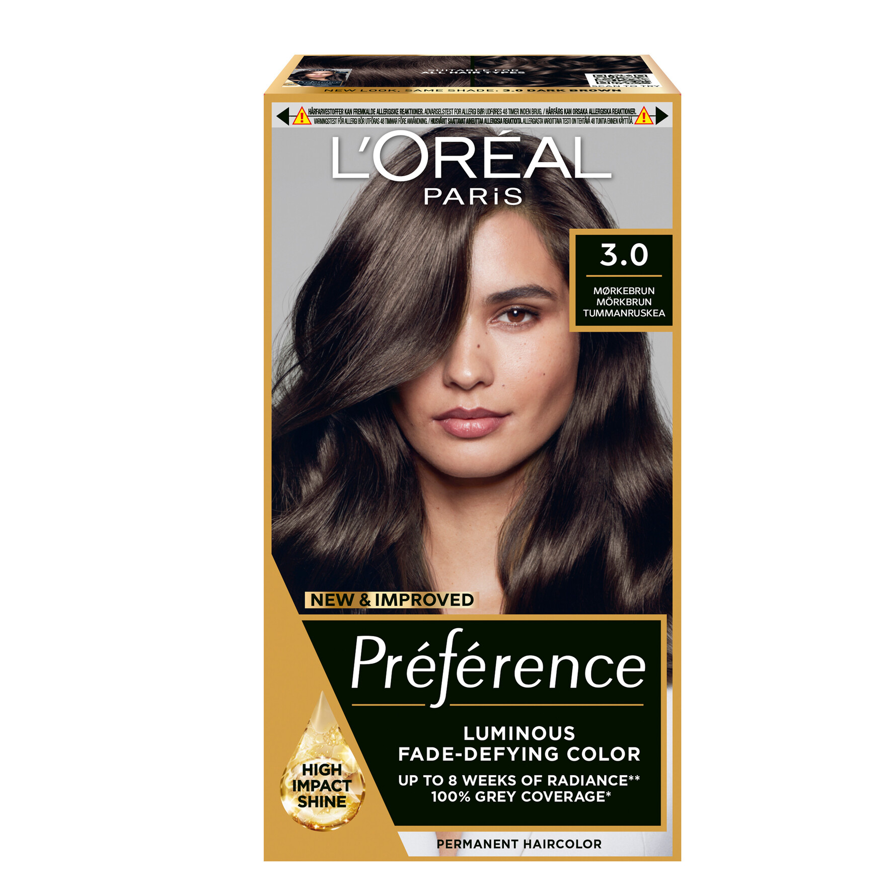 L'Oréal Paris L'Oréal Paris Préférence Permanent Color 3 Brasilia 3 Brasilia
