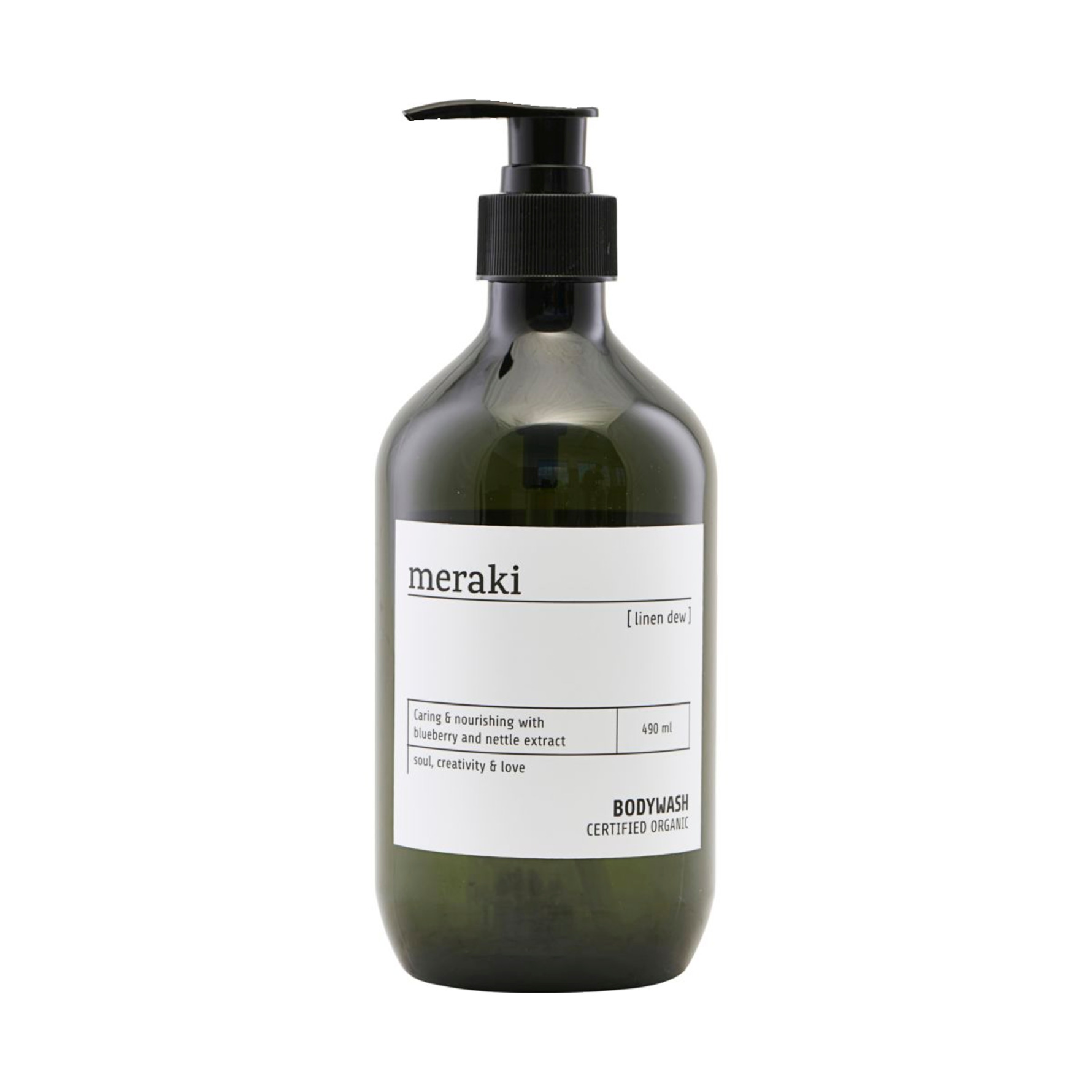 Køb Meraki Body Wash Linen Dew 490 ml -