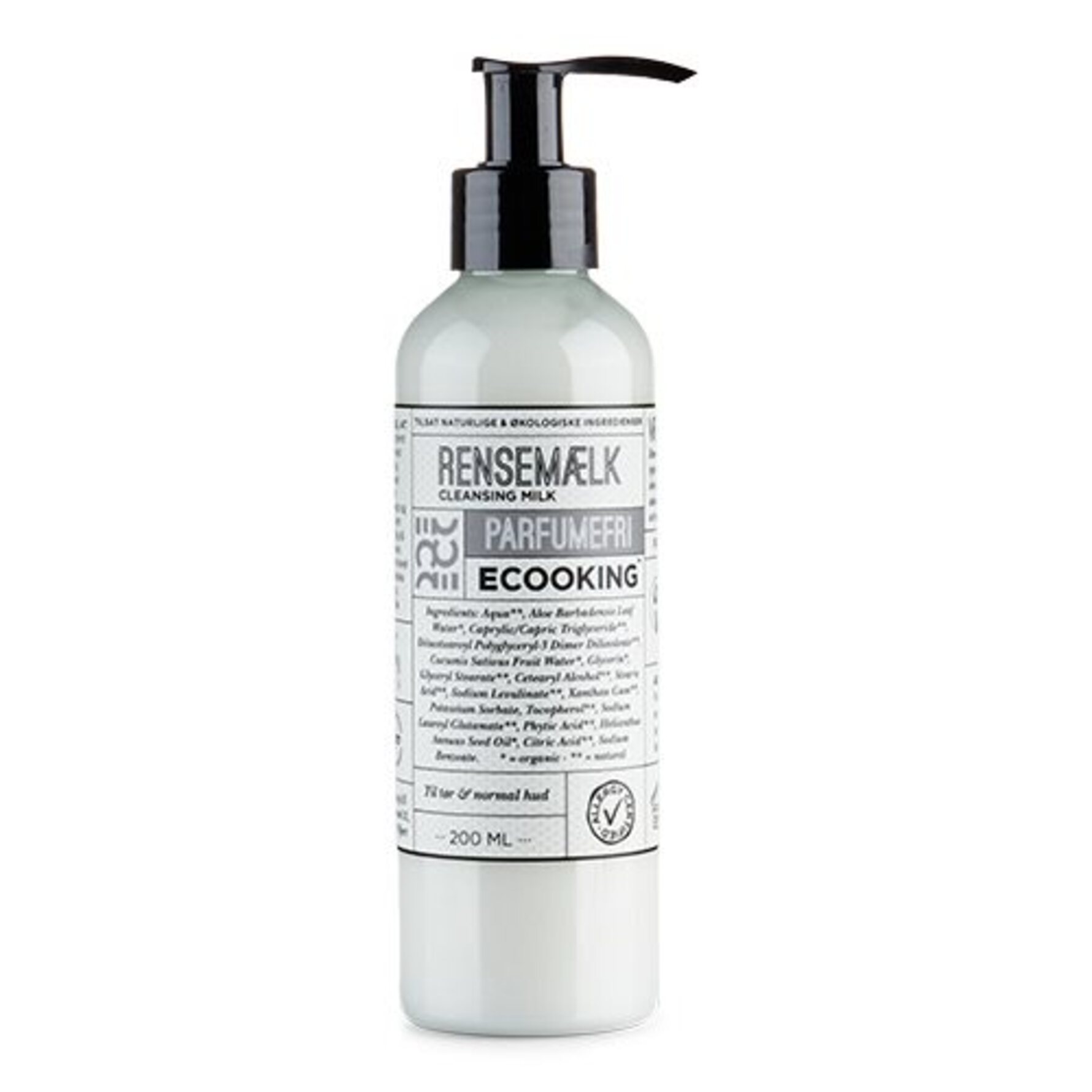 Ecooking Cleansing Milk Fragrance Free 200 ml 200 ml