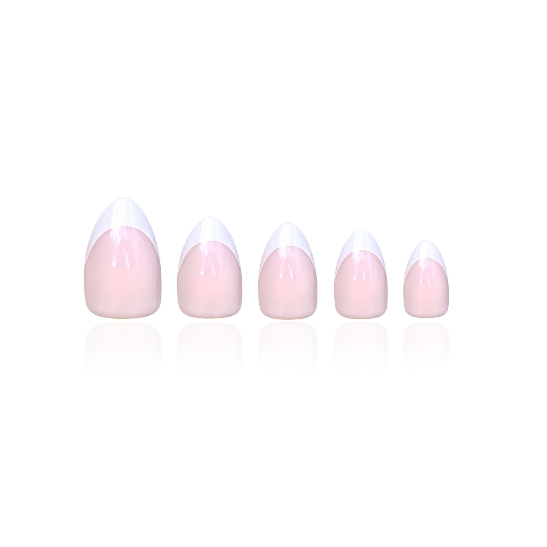 DUFFBEAUTY Classic French, Medium Almond Classic French, Medium Almond Classic French, Medium Almond