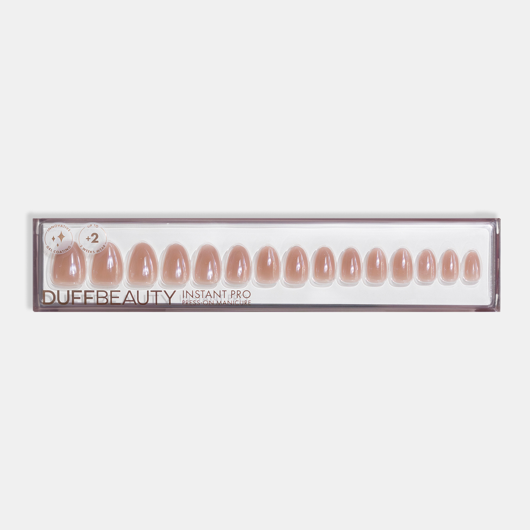 DUFFBEAUTY DUFFBEAUTY Glazed Latte Short Almond 30 pcs 30 pcs