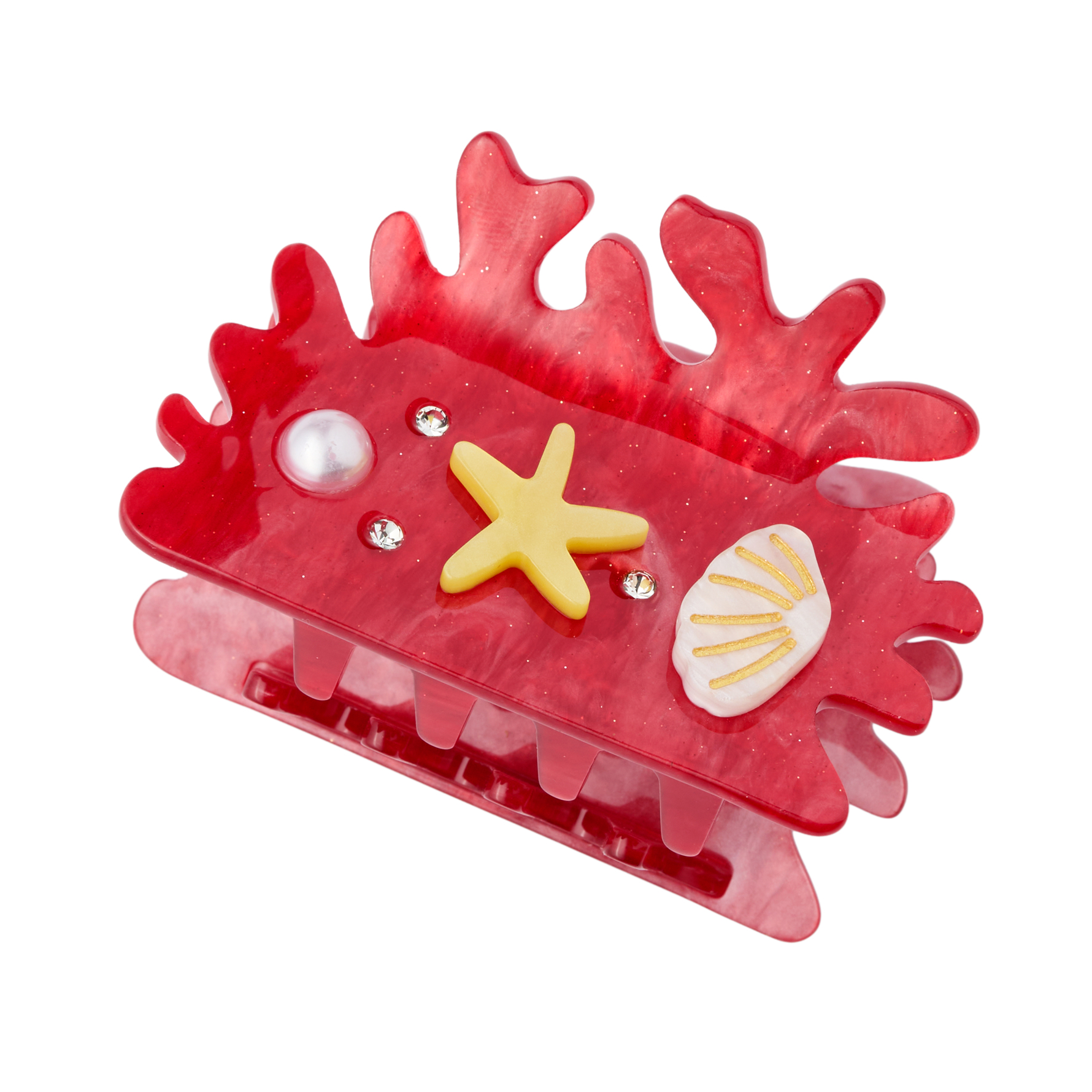 KICKS Beauty KICKS Beauty Hair Claw Red Coral