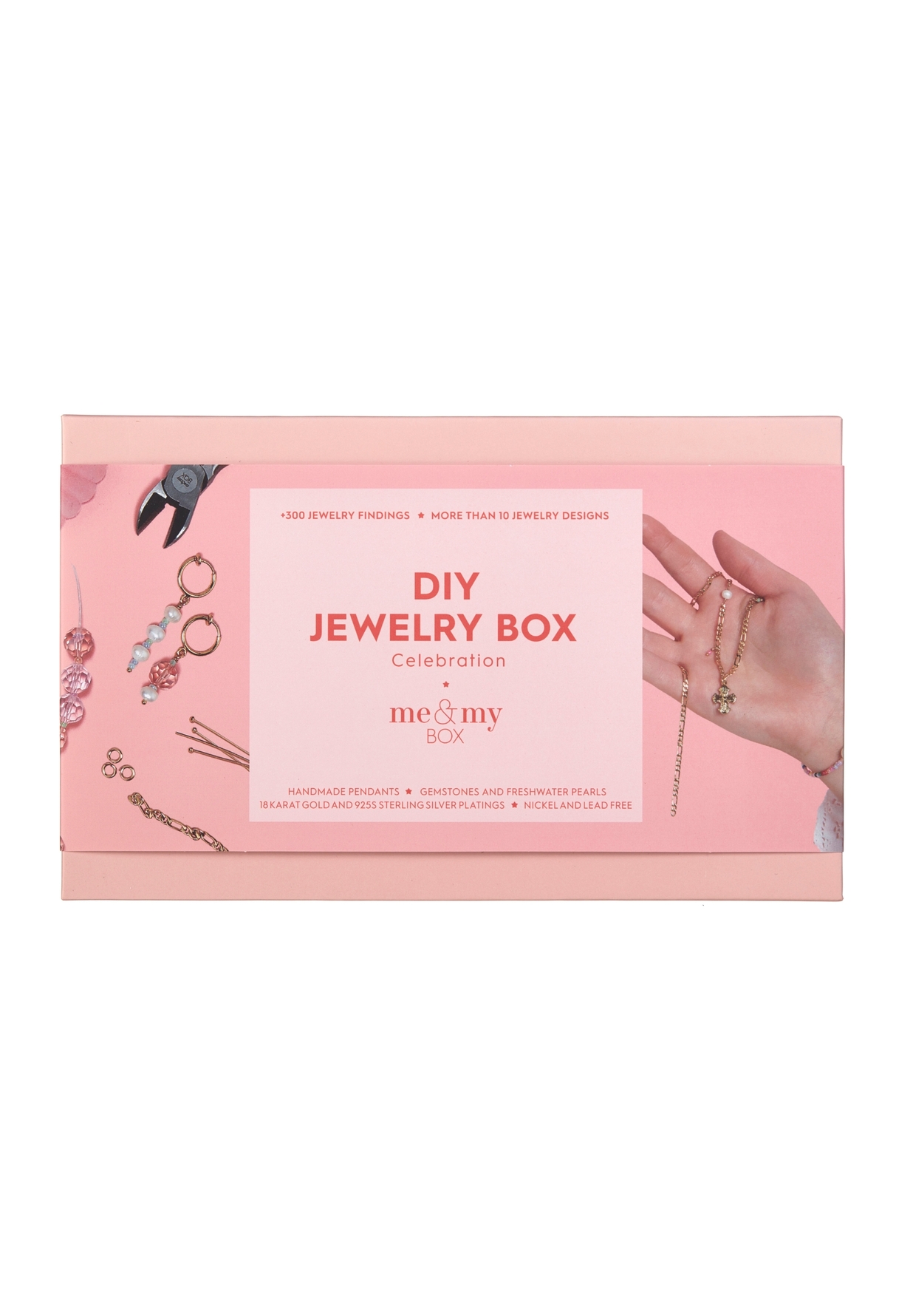 Køb DIY Jewelry Box No. 4 Pink Celebration Box fra Me & My Box Matas