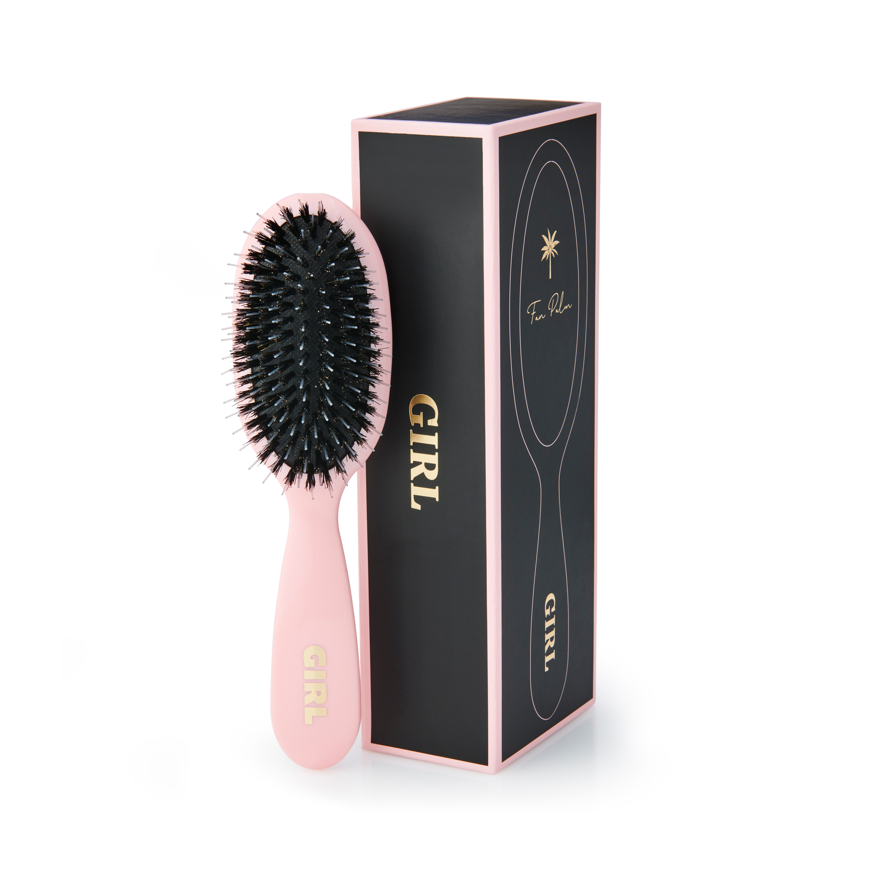 Fan Palm Boar- & Nylon Brush Small Girl Girl