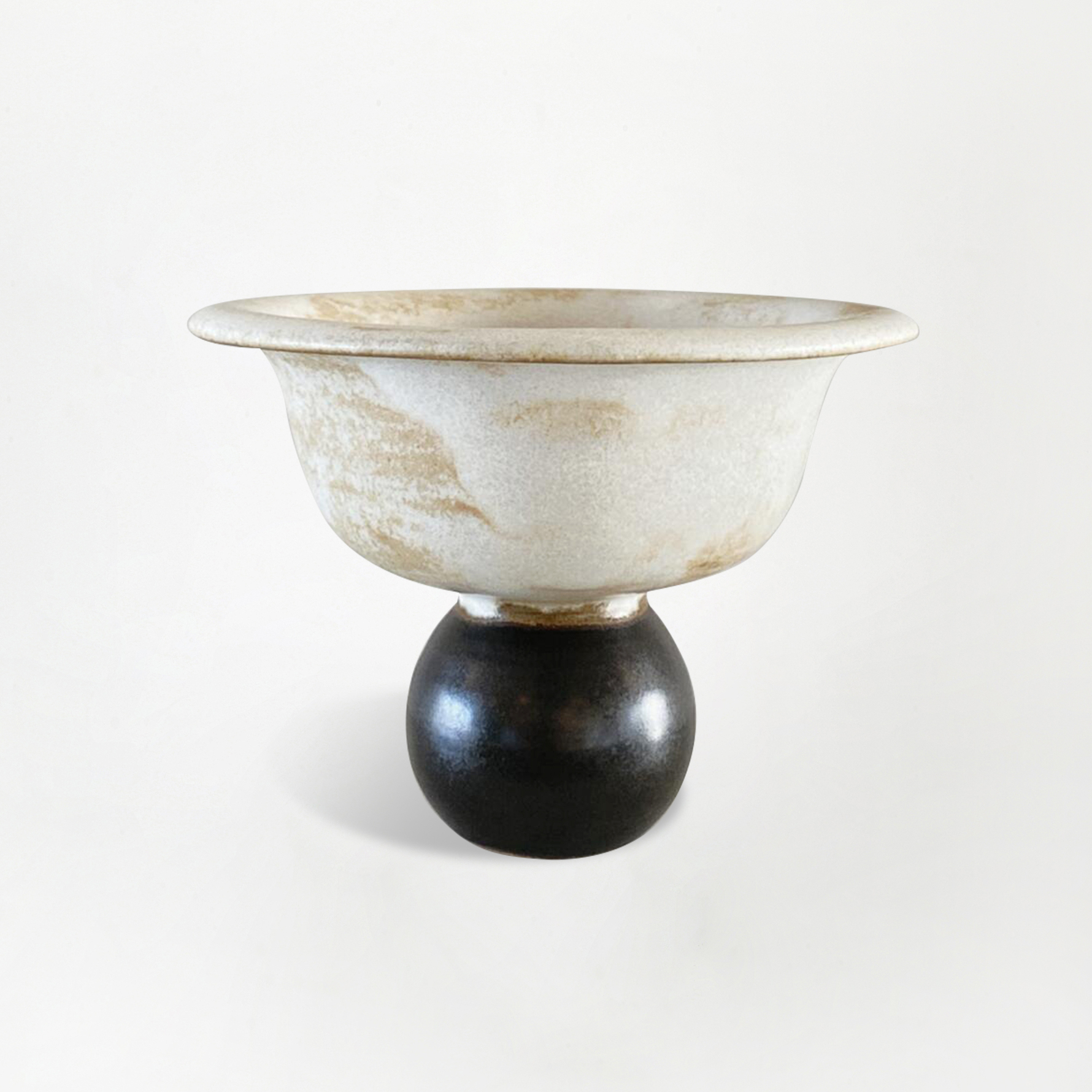 COOHÉ DOT Ceramic Incense Holder White/black White