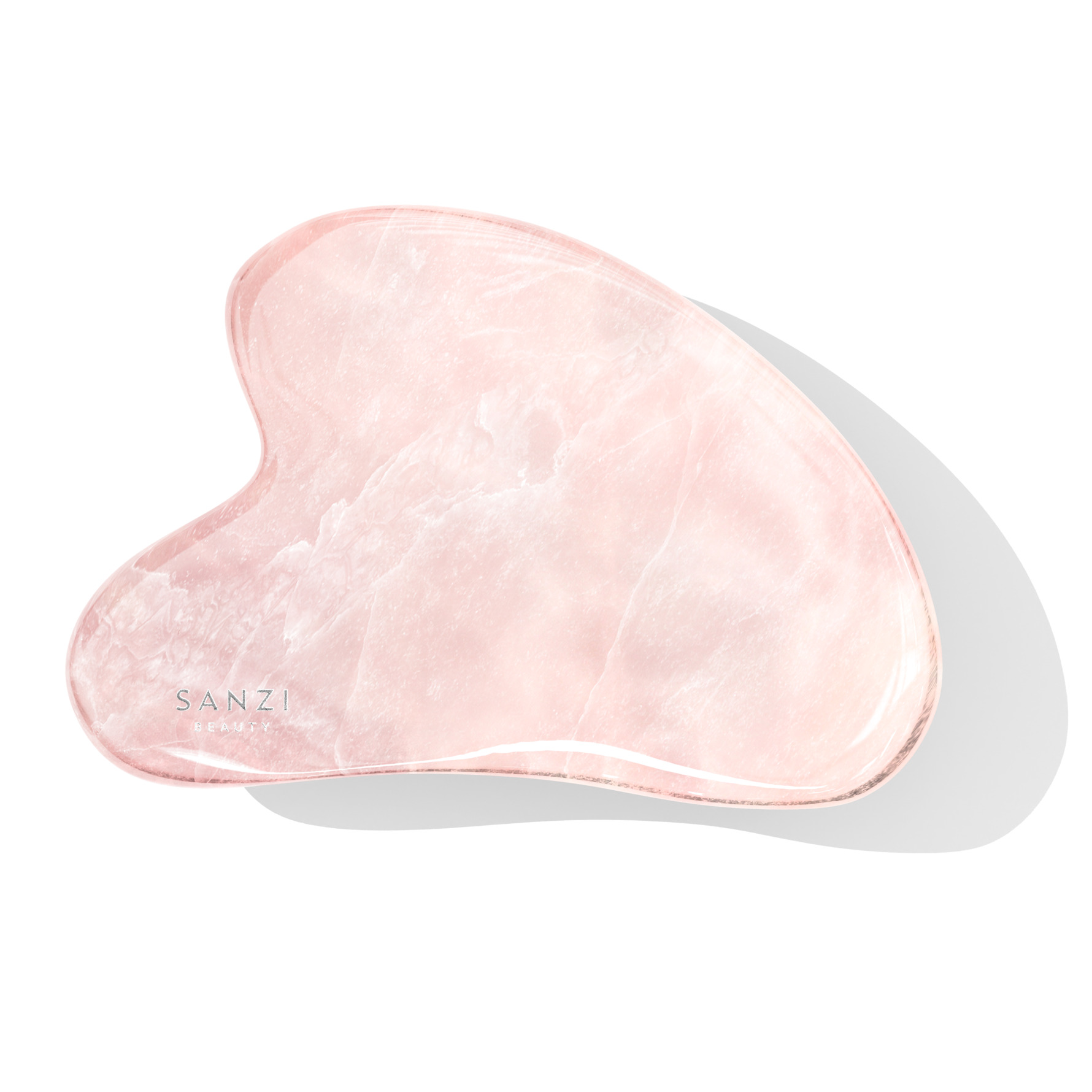 Sanzi Beauty Sanzi Beauty Gua Sha Rose Quartz Rose Quartz Rose Quartz