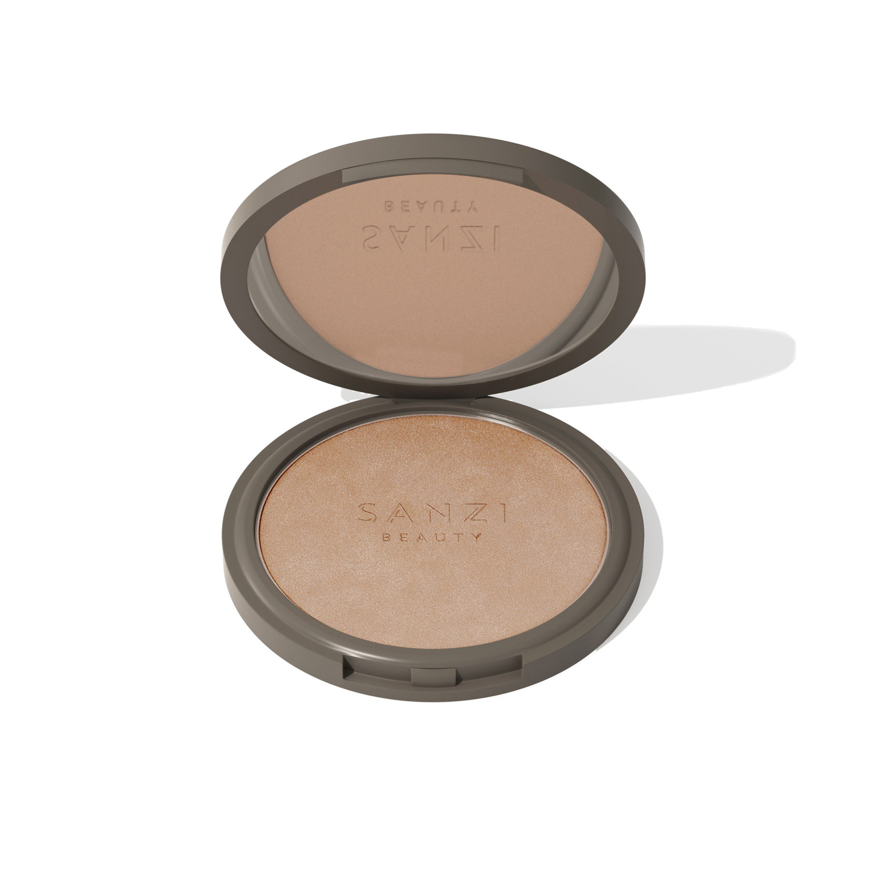 Sanzi Beauty Baked Powder Medium Terracotta Neutral Medium Terracotta Neutral
