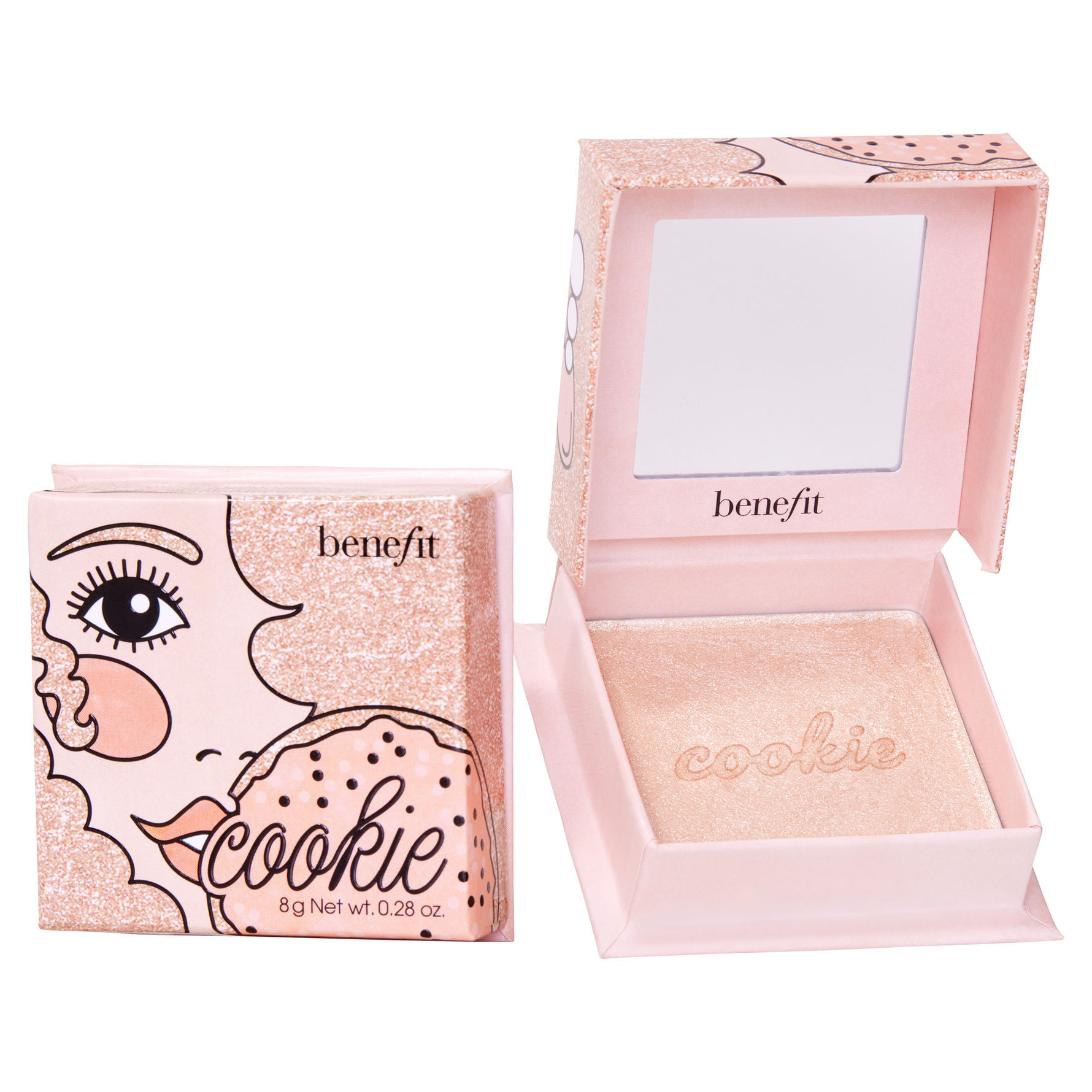 Benefit Cookie – Highlighter i puderform med varmt, gyllene glow Cookie Cookie