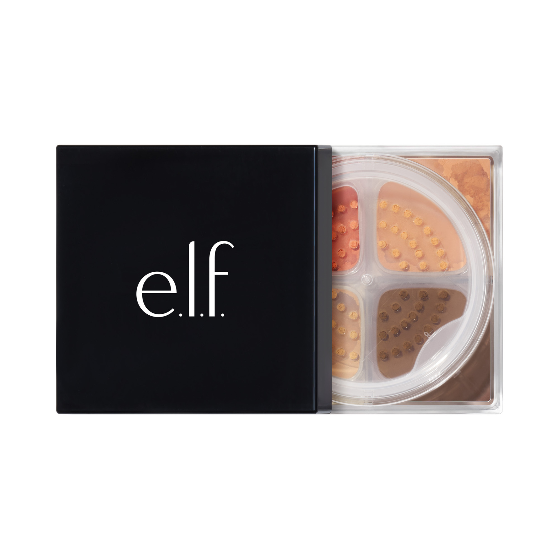 e.l.f. e.l.f. Set it Bright Powder Quad Deep-Rich Deep-Rich