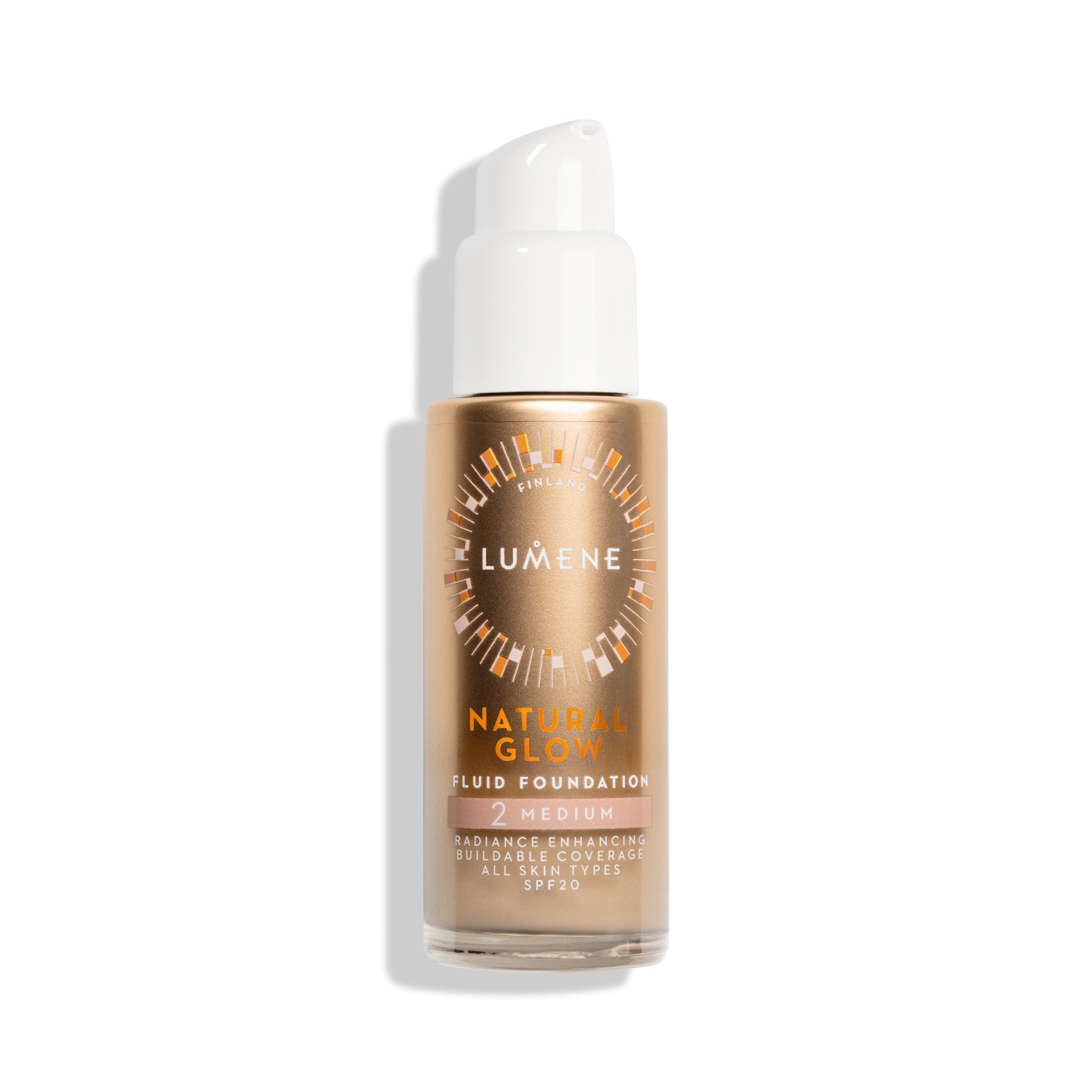 Lumene Natural Glow Fluid Foundation 2 Medium 2 Medium