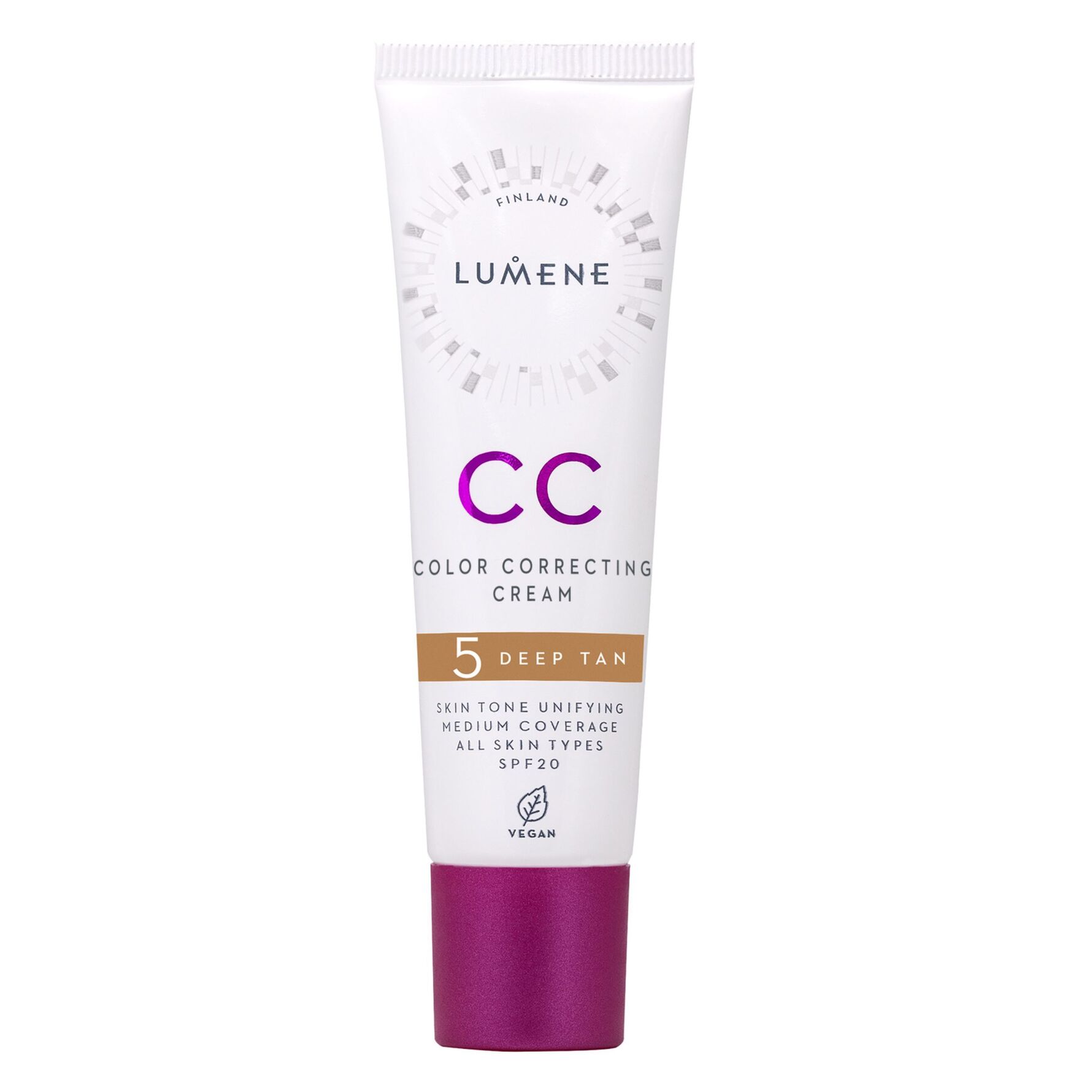 Lumene Lumene CC Color Correcting Cream SPF20 Foundation 5 Deep Tan 5 Deep Tan