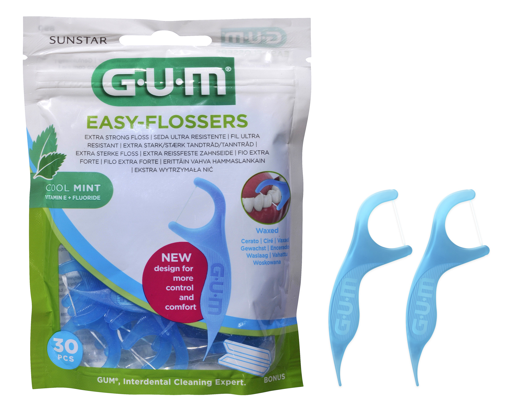 omfavne berolige vi Køb GUM Easyflossers tandtråd 30 stk - Matas