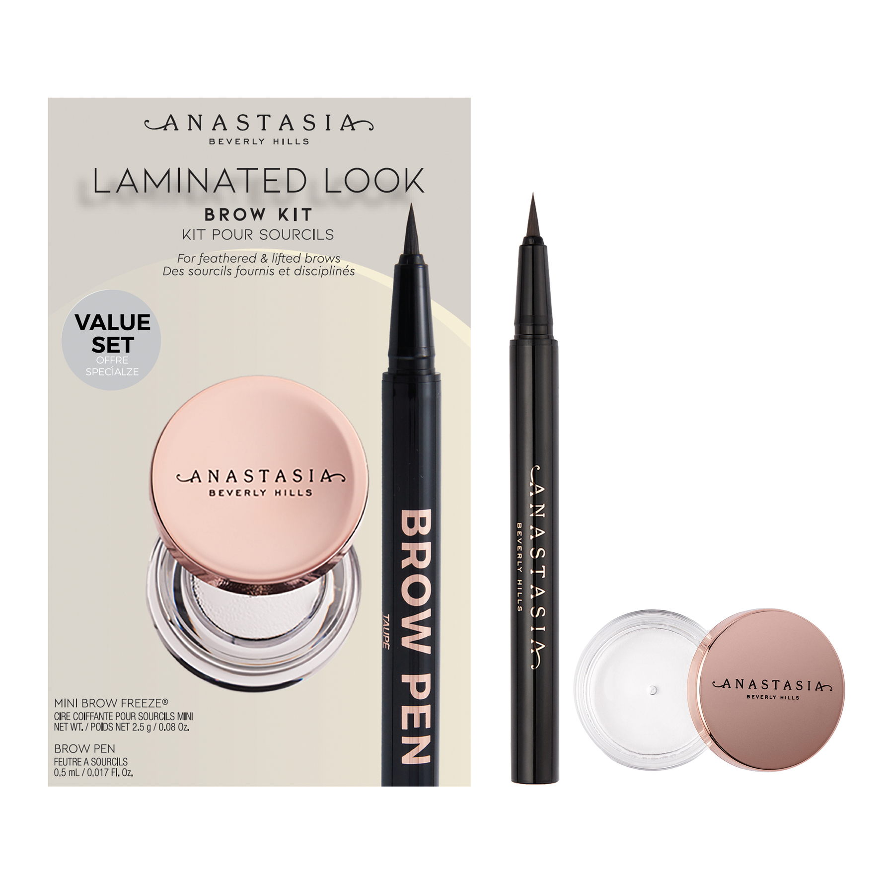 Anastasia Beverly Hills Laminated Look Brow Kit Medium Brown Medium