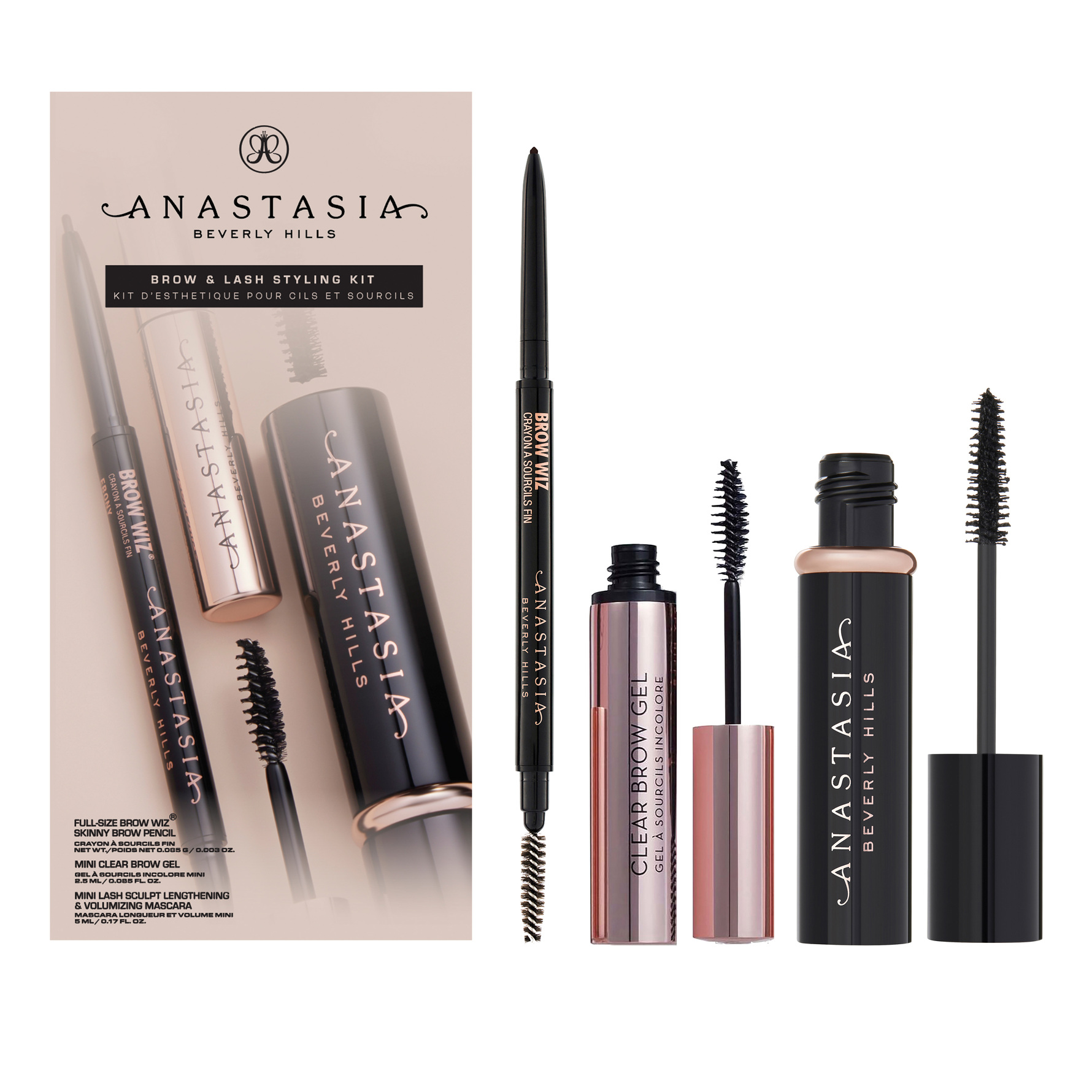 Anastasia Beverly Hills Anastasia Beverly Hills Brow & Lash Styling Kit Dark Brown Dark Brown