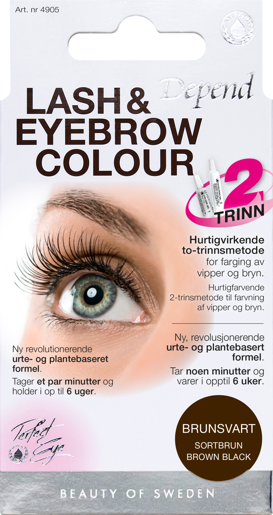Depend Depend Lash & Eyebrow Colour Brown Black Brown Black