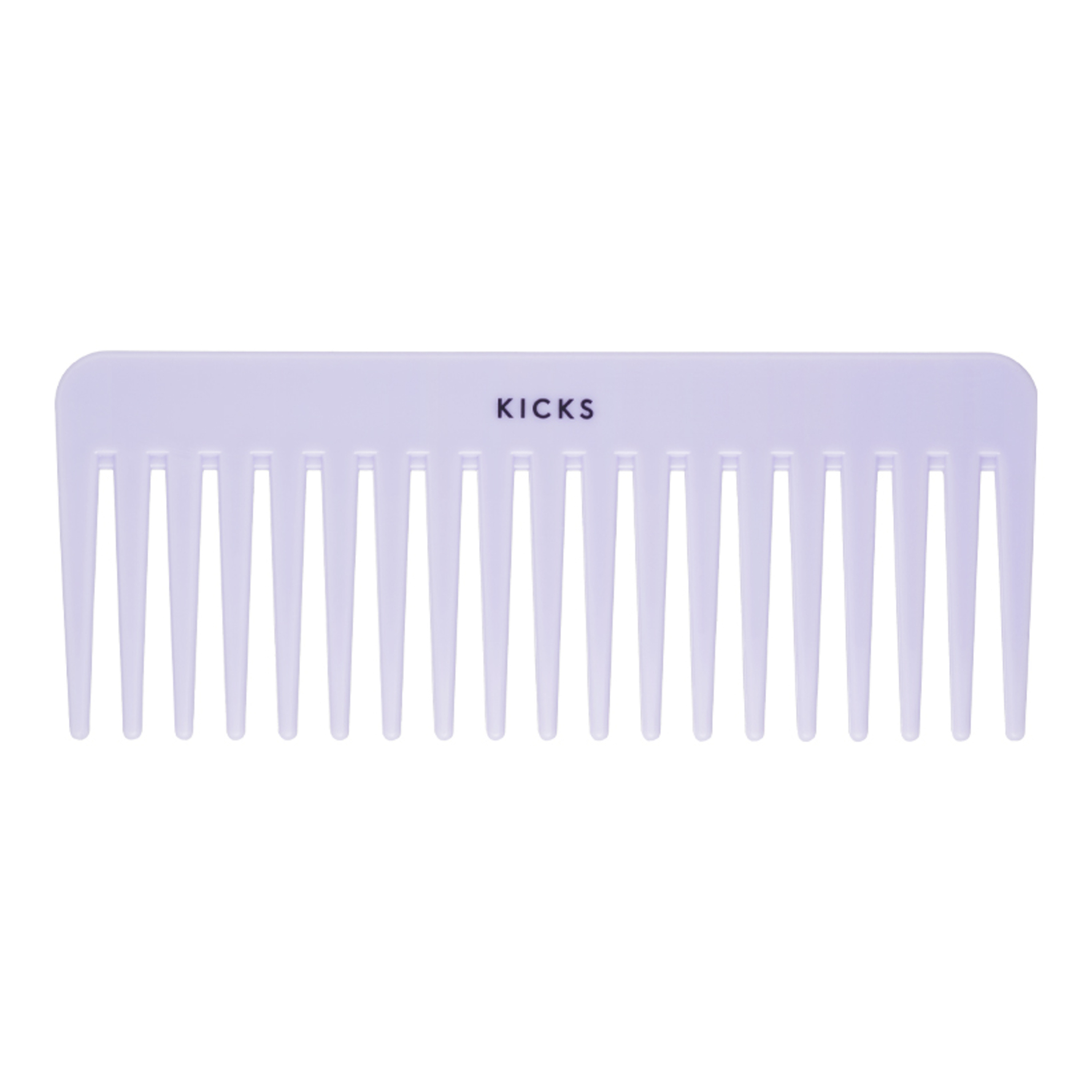 KICKS Beauty Large Hair Comb Lilla Lilla