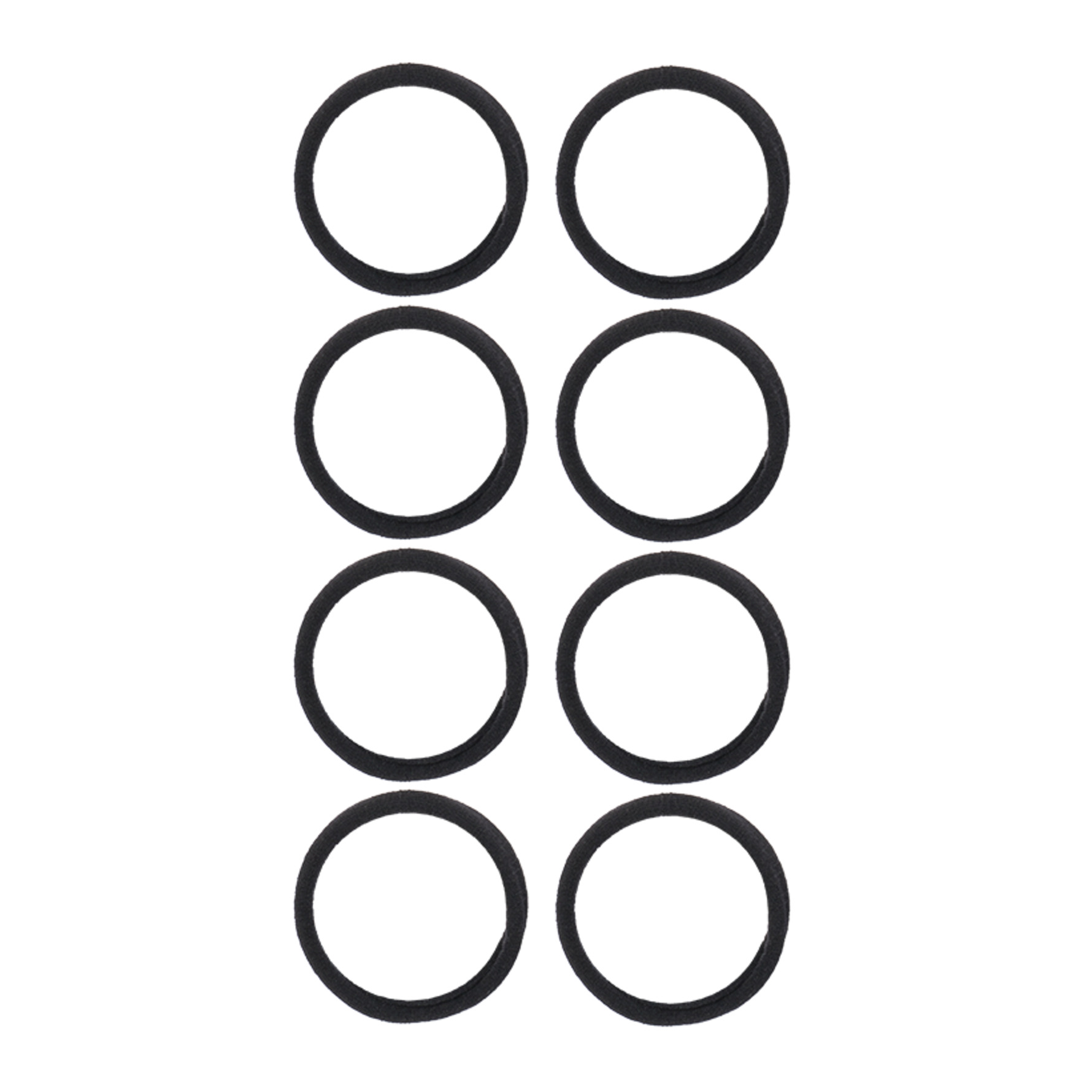 KICKS Beauty Soft Rolled Ties 8-pack Black